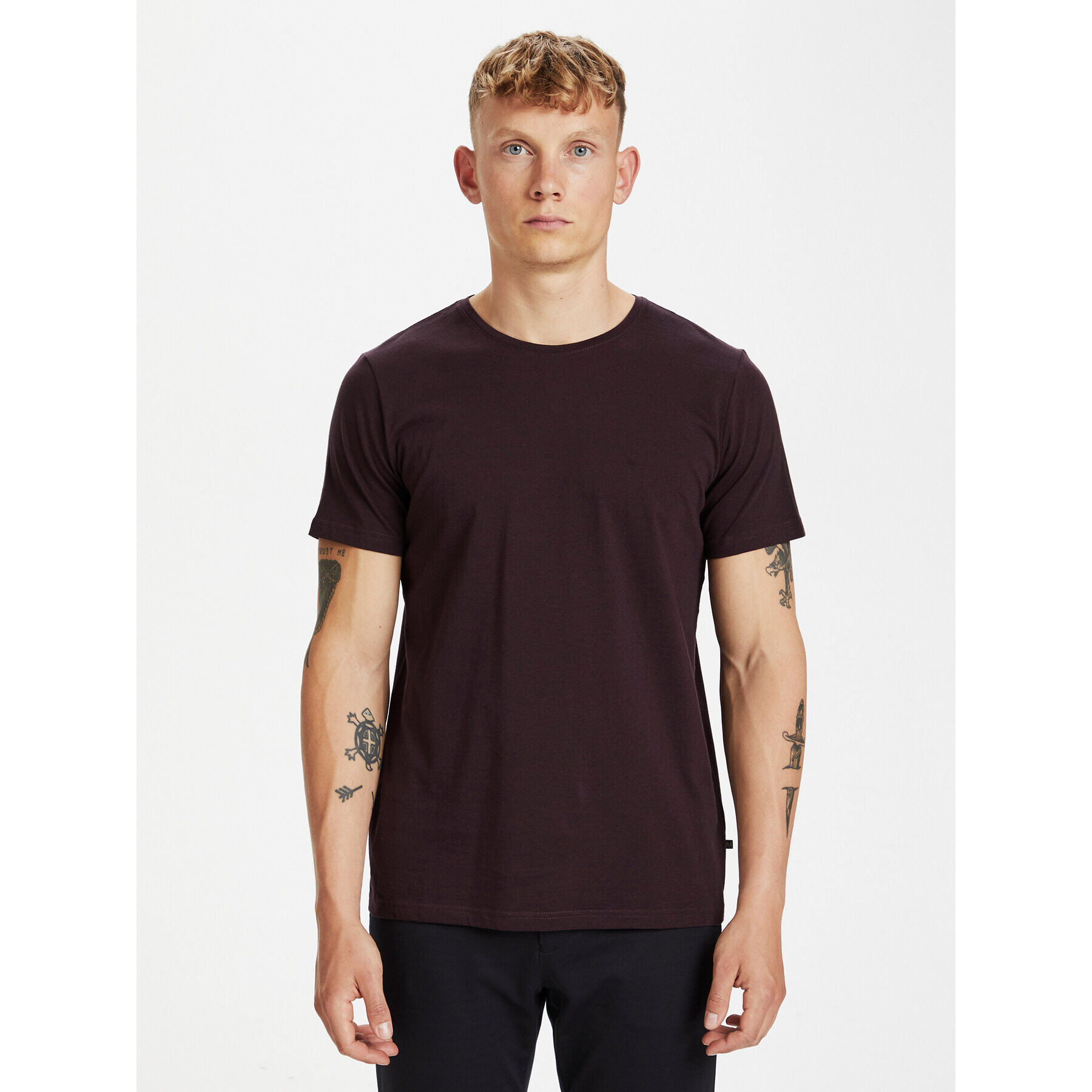 Matinique Тишърт Jermane 30204781 Бордо Regular Fit - Pepit.bg