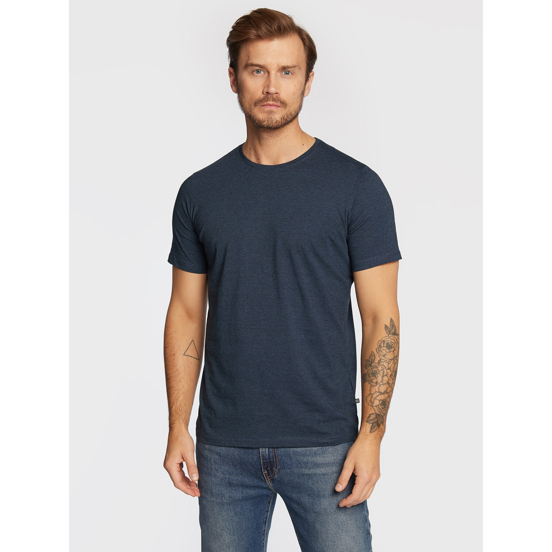 Matinique Тишърт Jermane 30204781 Тъмносин Regular Fit - Pepit.bg