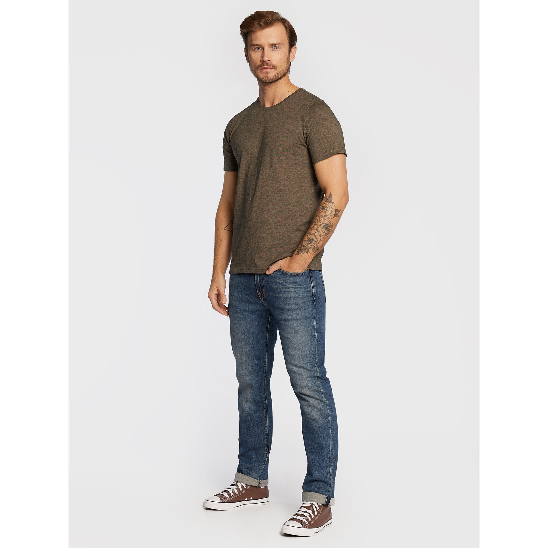 Matinique Тишърт Jermane 30204781 Зелен Regular Fit - Pepit.bg