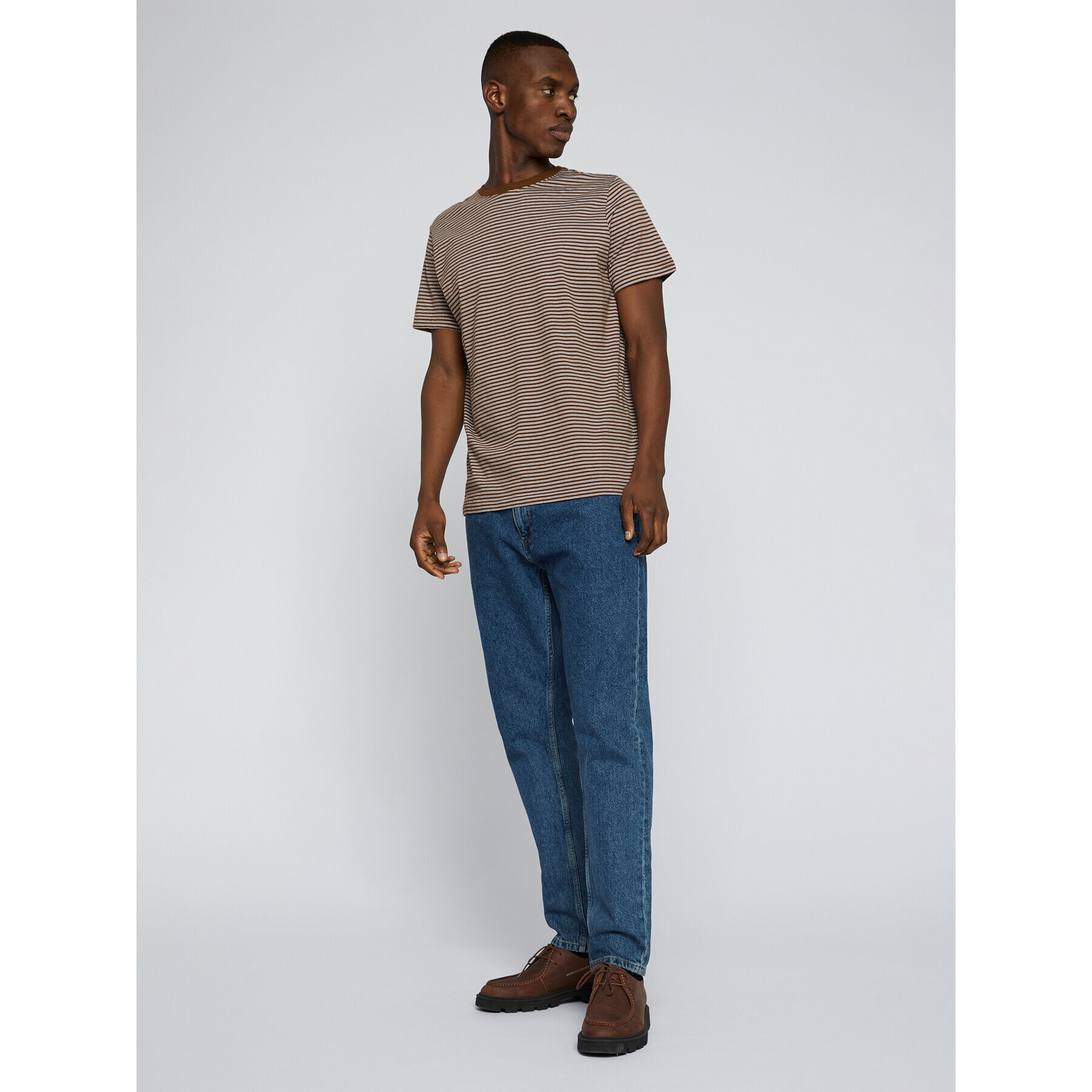Matinique Тишърт Jermane 30206219 Кафяв Regular Fit - Pepit.bg