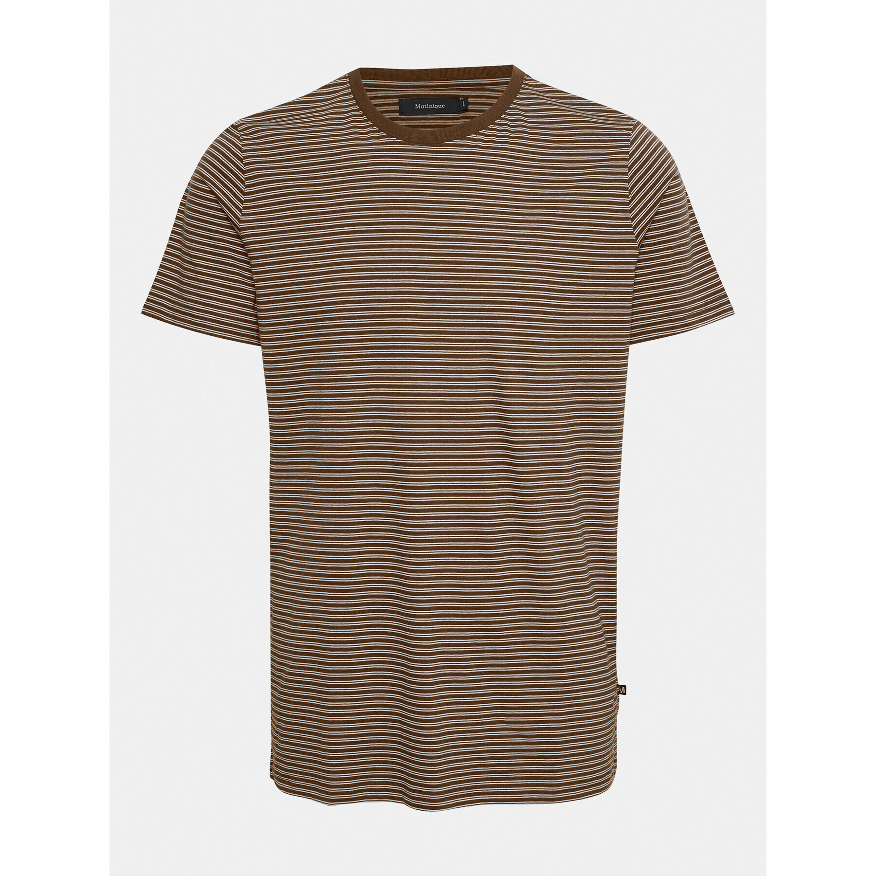 Matinique Тишърт Jermane 30206219 Кафяв Regular Fit - Pepit.bg