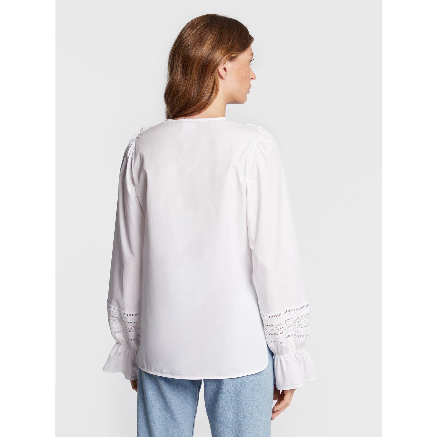 MAX&Co. Блуза Raro 71140822 Бял Relaxed Fit - Pepit.bg