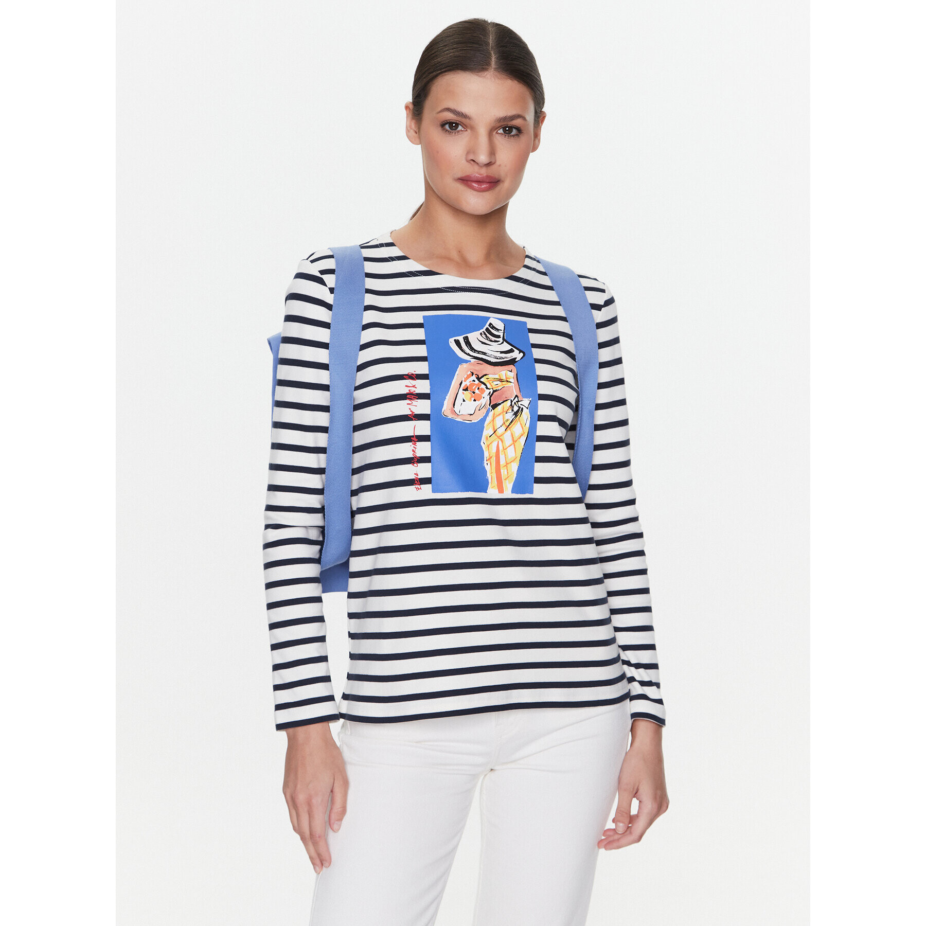 MAX&Co. Блуза Sunnyink C9711023 Тъмносин Regular Fit - Pepit.bg