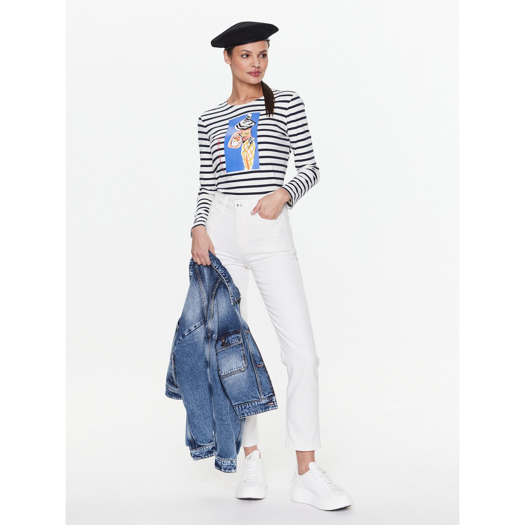 MAX&Co. Блуза Sunnyink C9711023 Тъмносин Regular Fit - Pepit.bg