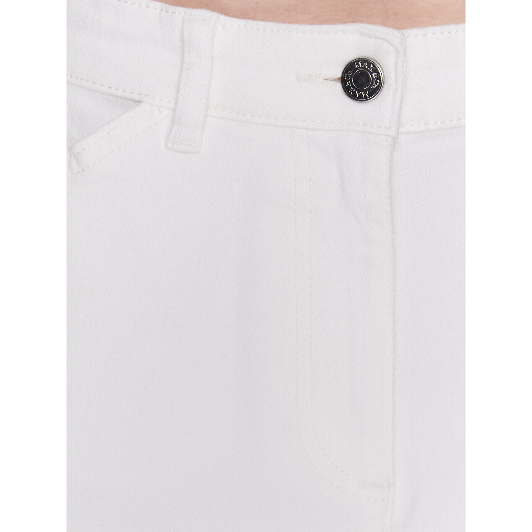 MAX&Co. Дънки Sandiego 41310123 Бял Wide Leg - Pepit.bg