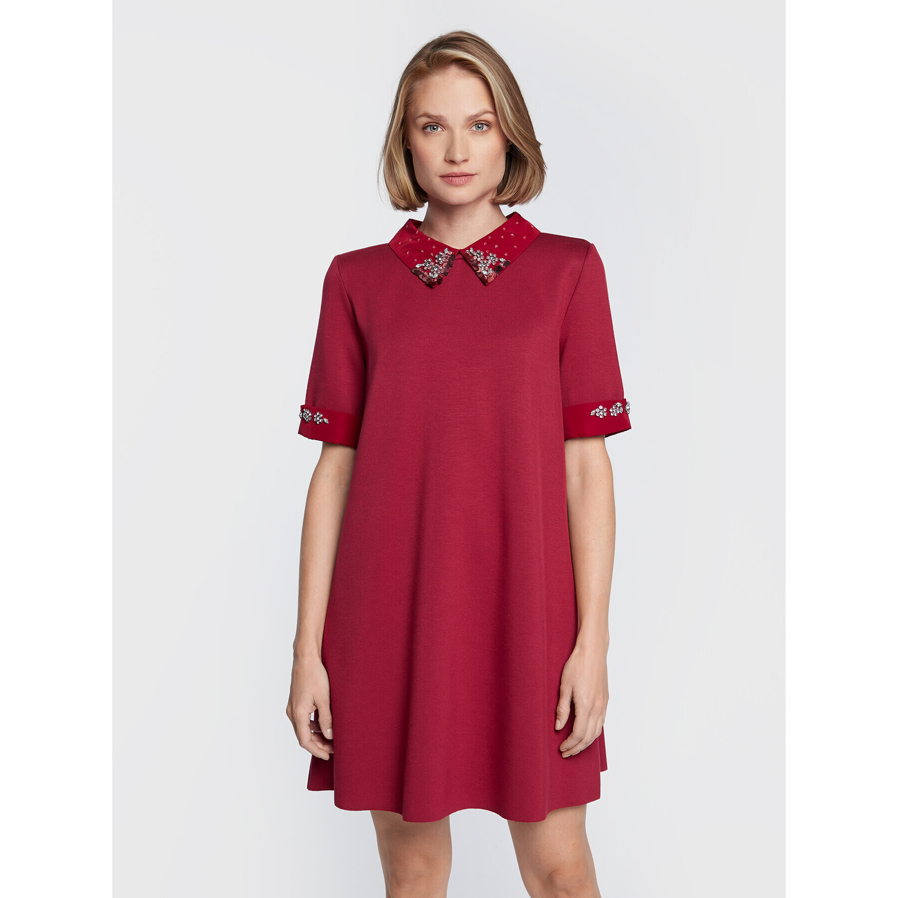 MAX&Co. Ежедневна рокля Cuspide 76249822 Бордо Regular Fit - Pepit.bg