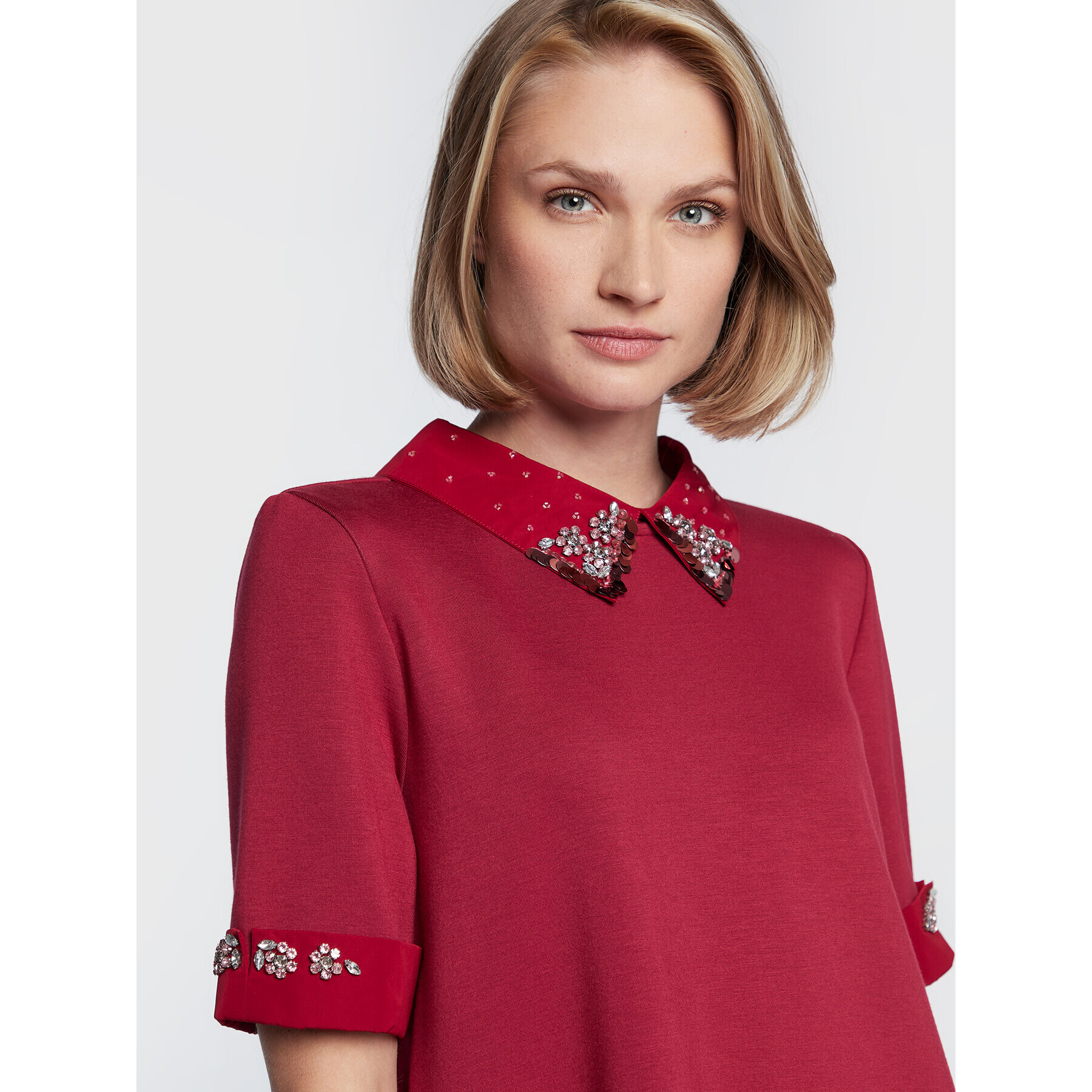 MAX&Co. Ежедневна рокля Cuspide 76249822 Бордо Regular Fit - Pepit.bg