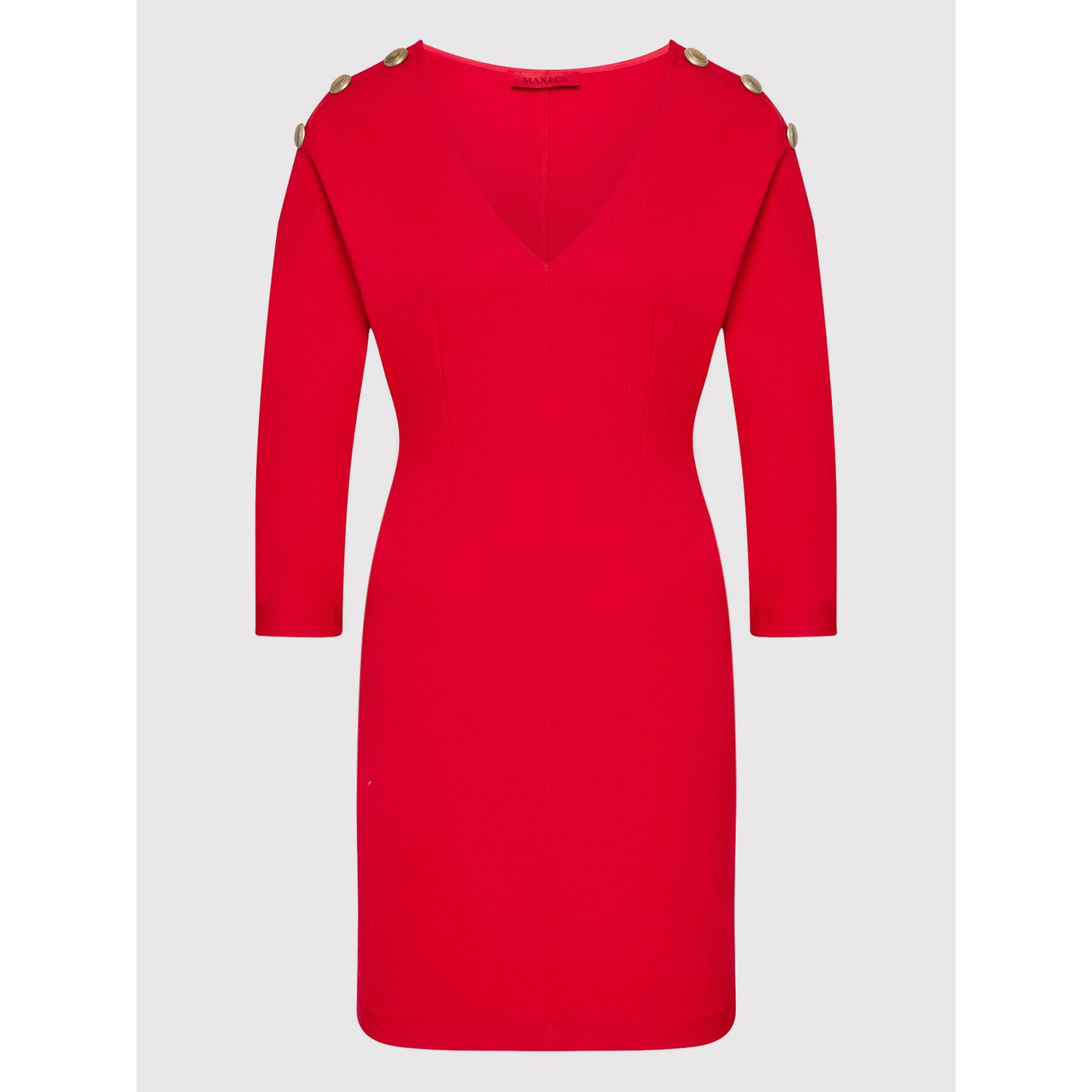 MAX&Co. Ежедневна рокля Dado 76219722 Червен Slim Fit - Pepit.bg