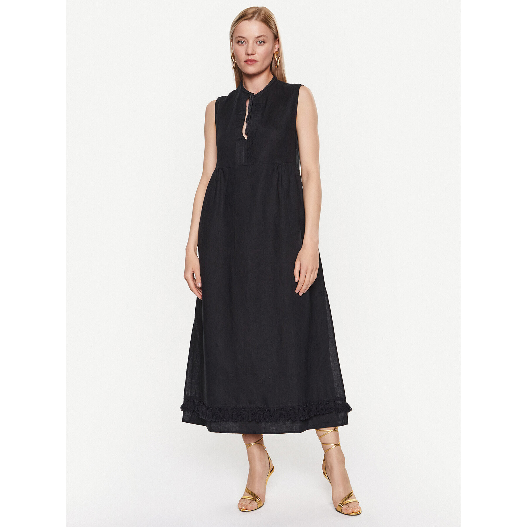 MAX&Co. Ежедневна рокля Manuela 72211623 Черен Relaxed Fit - Pepit.bg