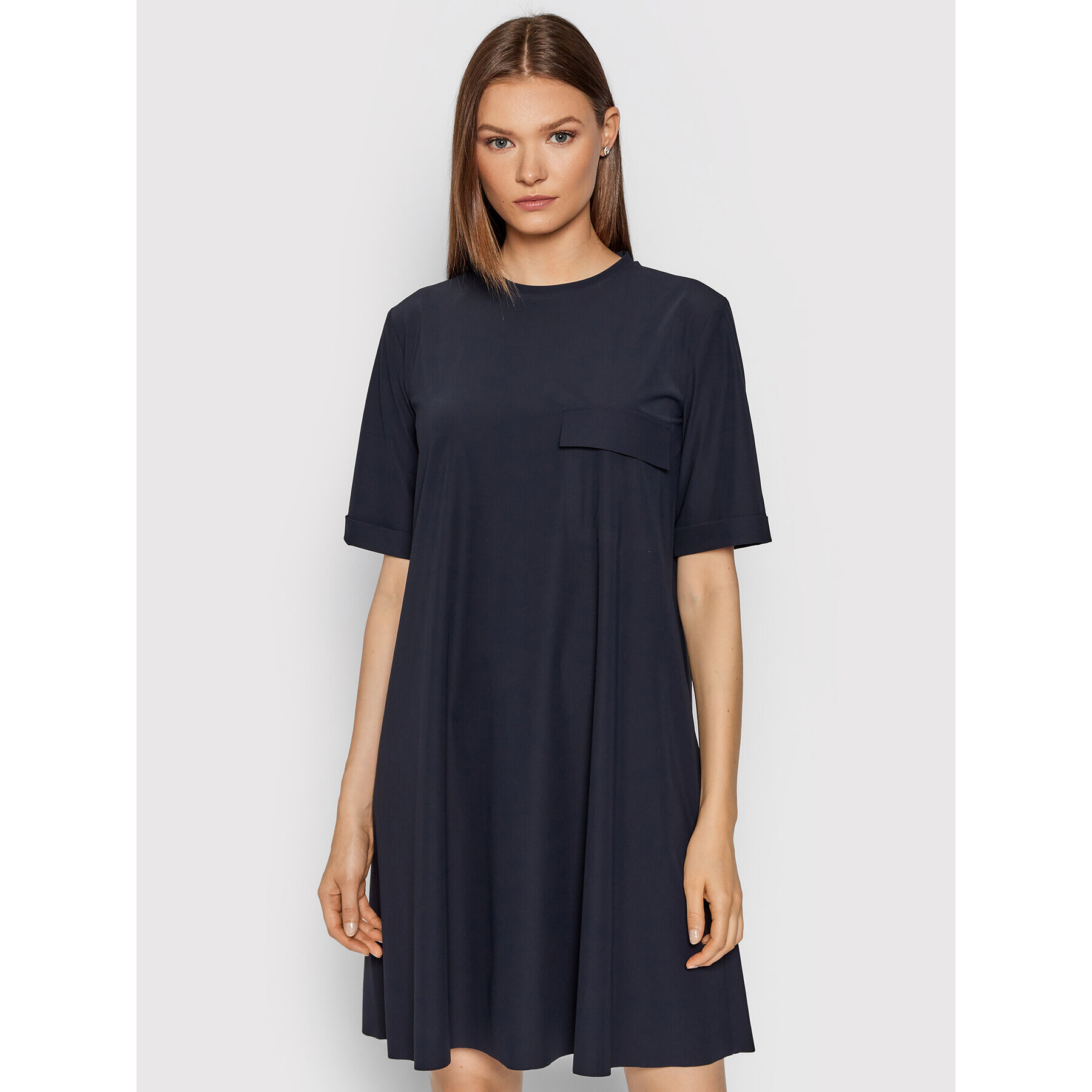 MAX&Co. Ежедневна рокля Cronaca 76219321 Тъмносин Relaxed Fit - Pepit.bg