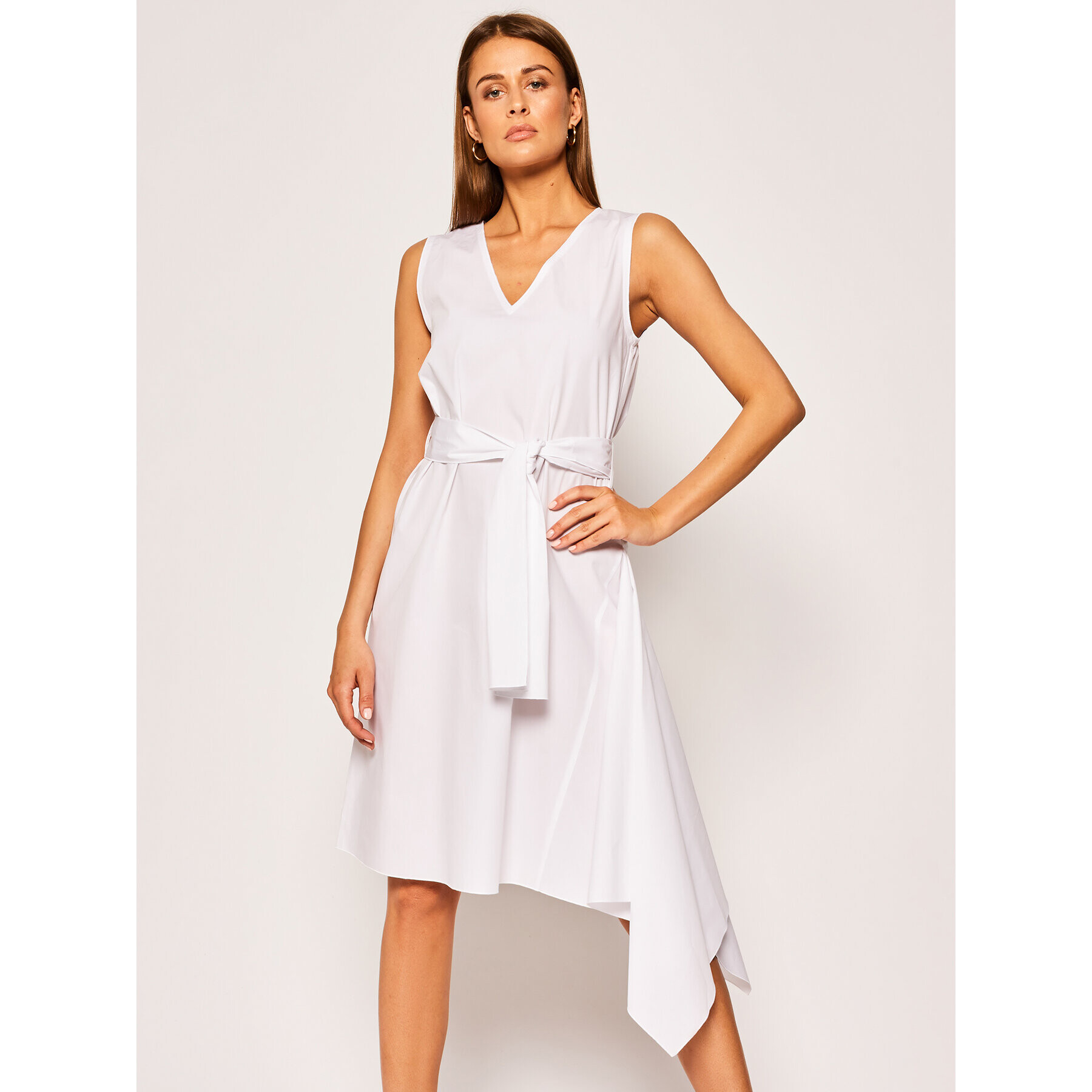 MAX&Co. Коктейлна рокля Castoro 72215220 Бял Regular Fit - Pepit.bg