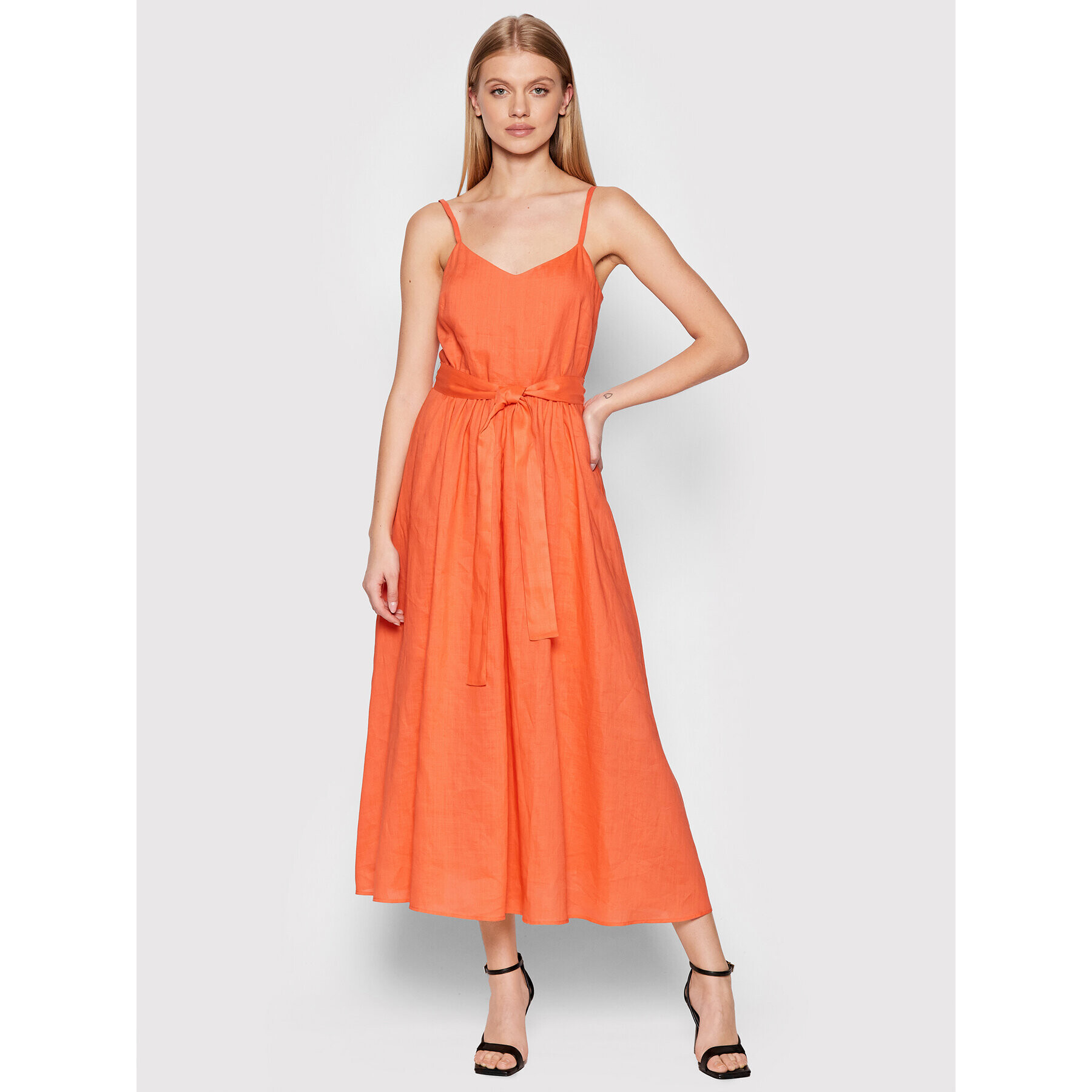 MAX&Co. Лятна рокля Risulta 72211622 Оранжев Regular Fit - Pepit.bg