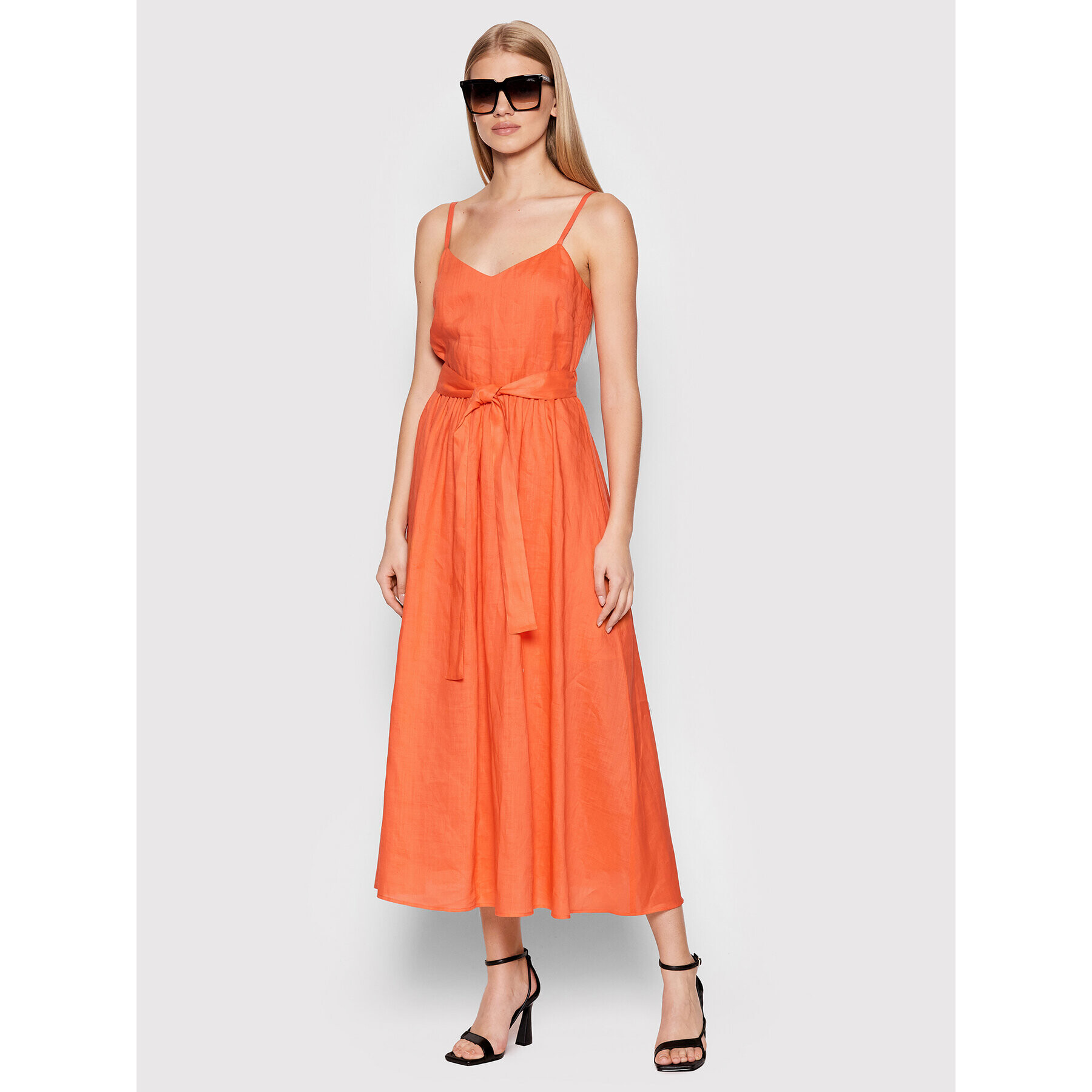 MAX&Co. Лятна рокля Risulta 72211622 Оранжев Regular Fit - Pepit.bg