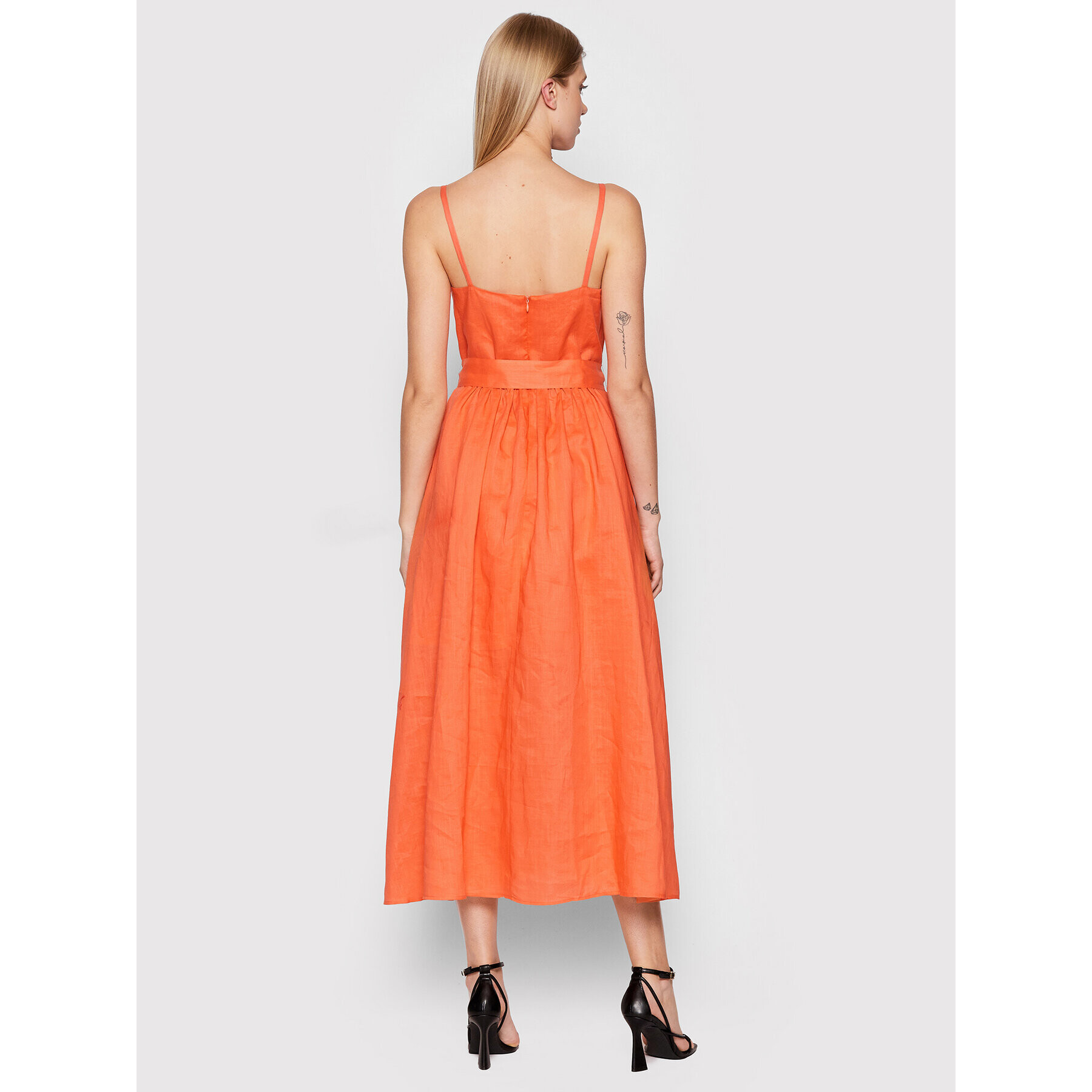 MAX&Co. Лятна рокля Risulta 72211622 Оранжев Regular Fit - Pepit.bg