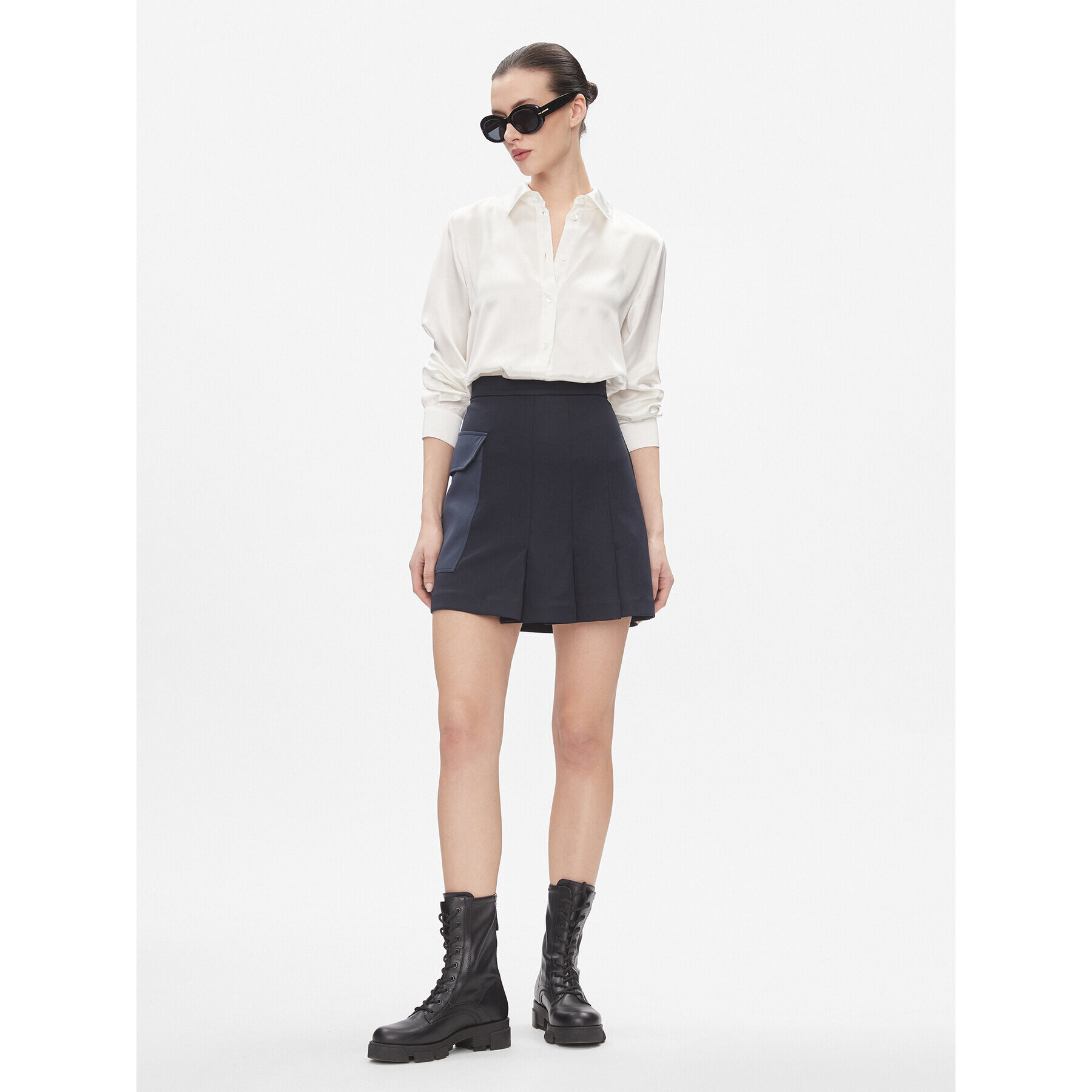 MAX&Co. Мини пола Jago Тъмносин Regular Fit - Pepit.bg