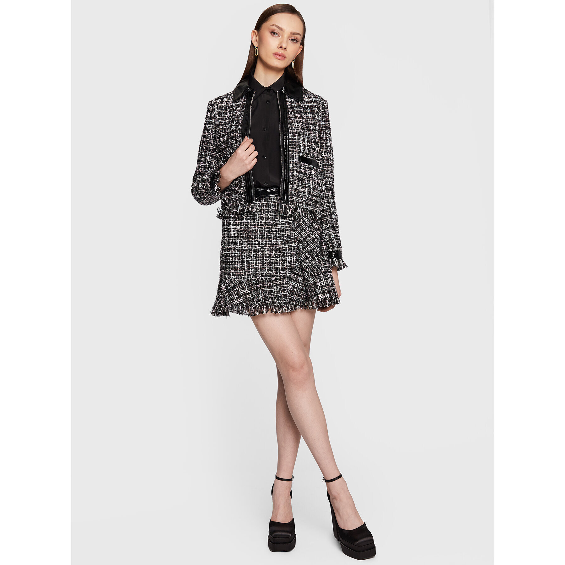 MAX&Co. Мини пола Limonite 71010323 Черен Regular Fit - Pepit.bg