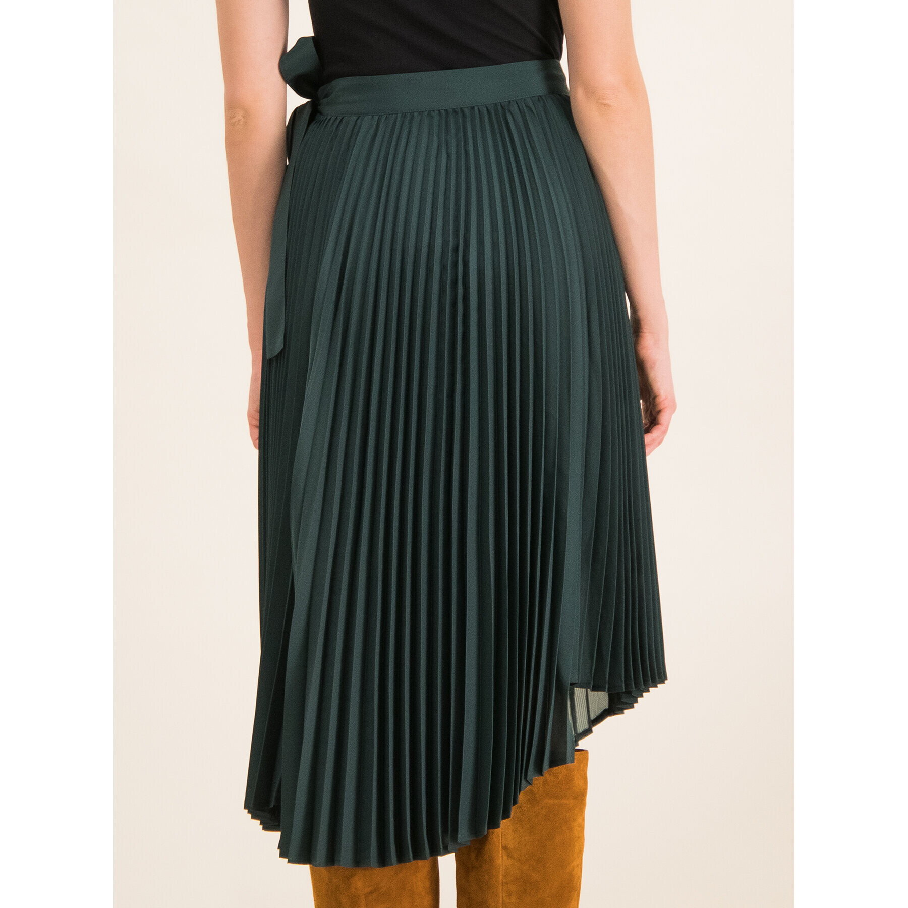 MAX&Co. Плисирана пола Paride 81015020 Зелен Regular Fit - Pepit.bg