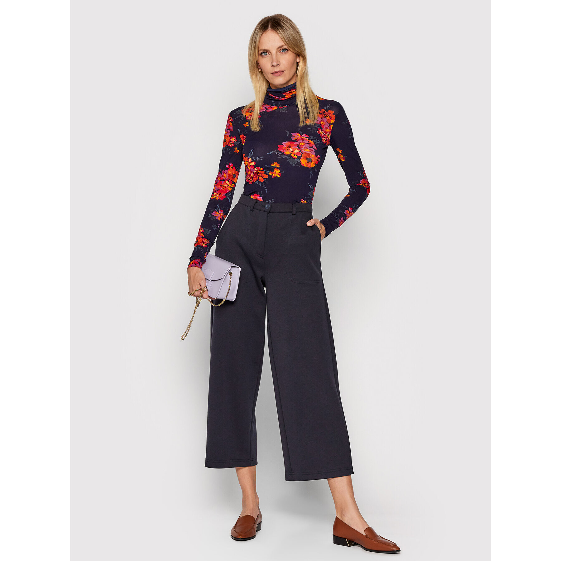 MAX&Co. Поло Colomba 79449021 Тъмносин Slim Fit - Pepit.bg