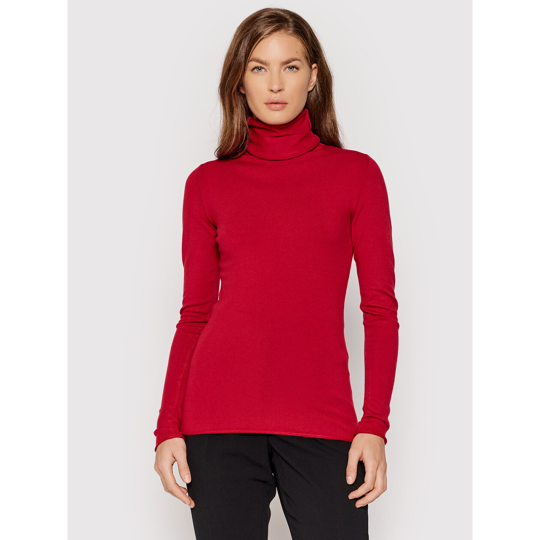 MAX&Co. Поло Sagace 73649421 Червен Slim Fit - Pepit.bg