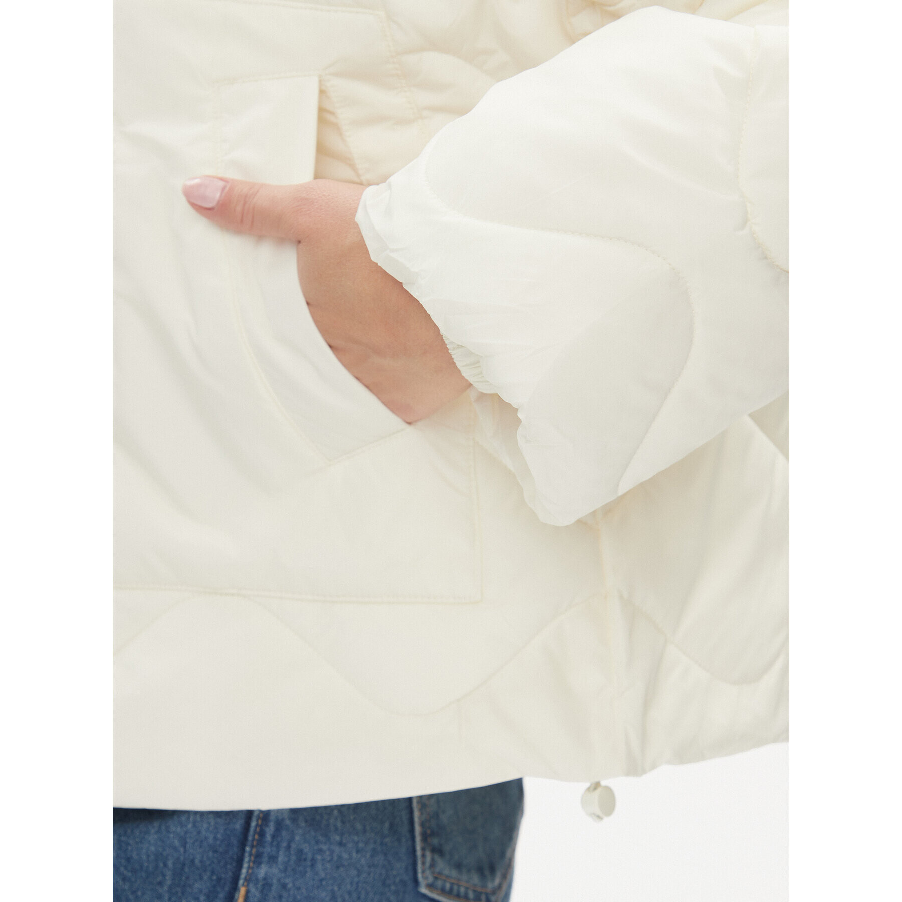 MAX&Co. Преходно яке Tuono 74840623 Екрю Regular Fit - Pepit.bg