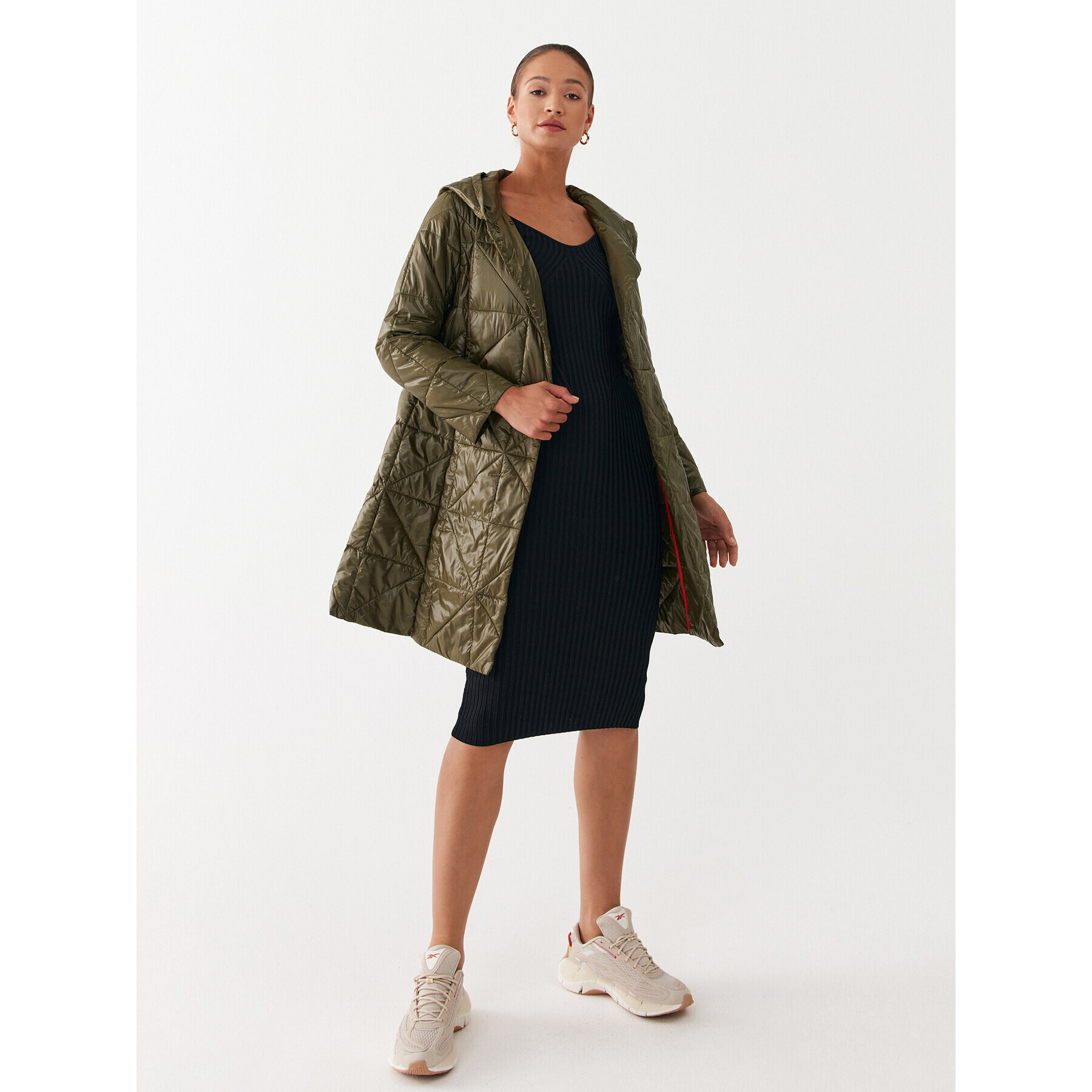 MAX&Co. Пухено яке Carlo 74940123 Зелен Regular Fit - Pepit.bg