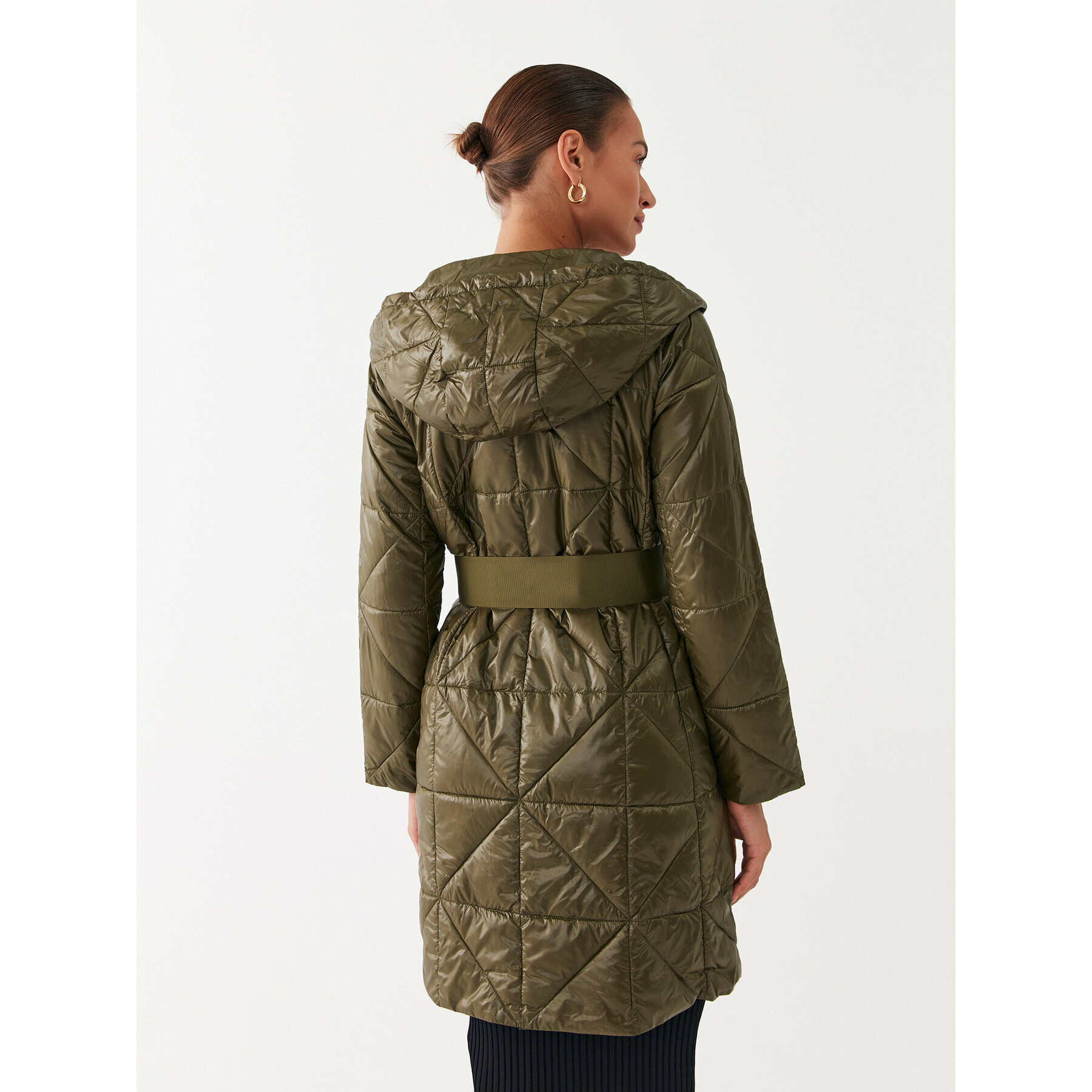 MAX&Co. Пухено яке Carlo 74940123 Зелен Regular Fit - Pepit.bg