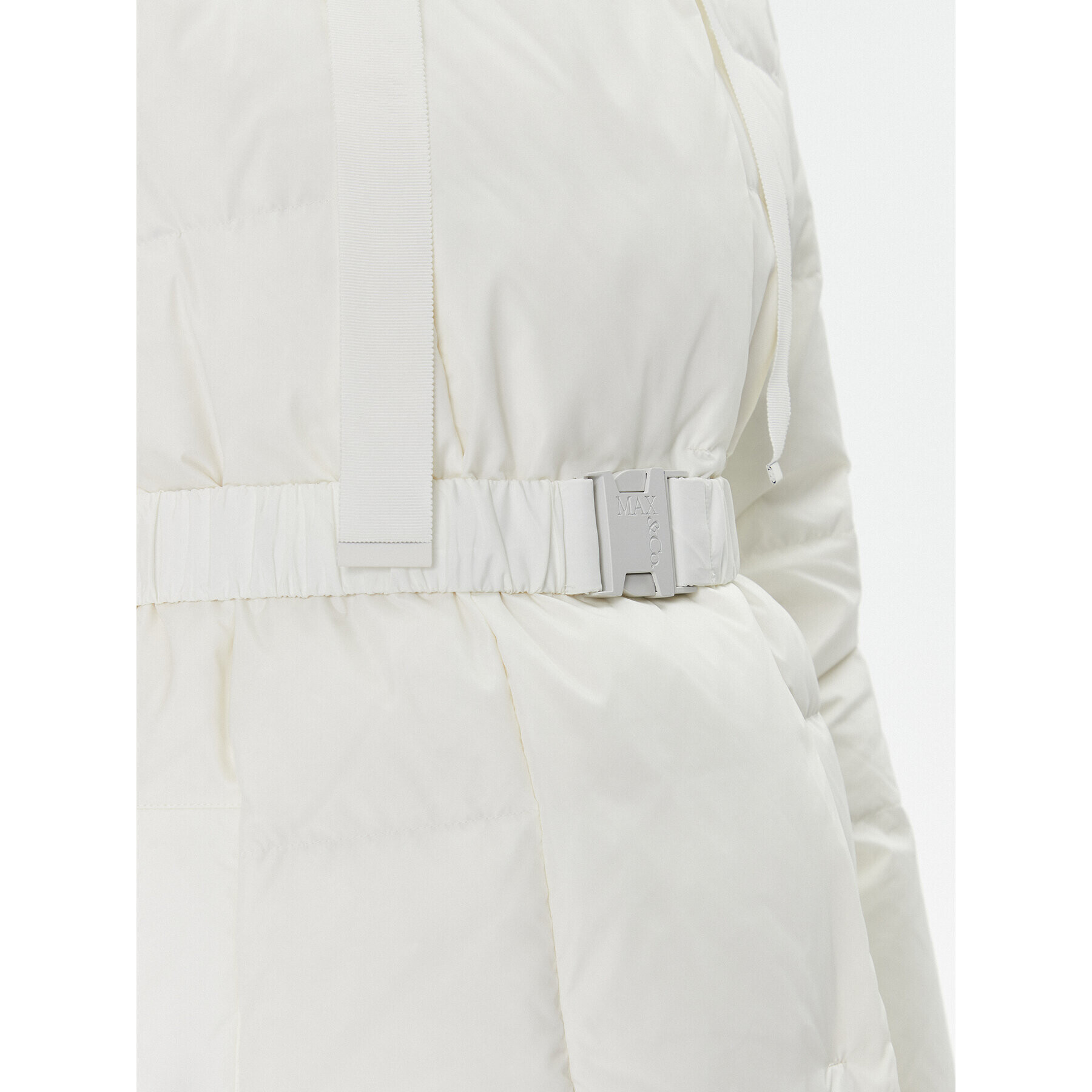 MAX&Co. Пухено яке Nibbio 74940323 Бял Regular Fit - Pepit.bg