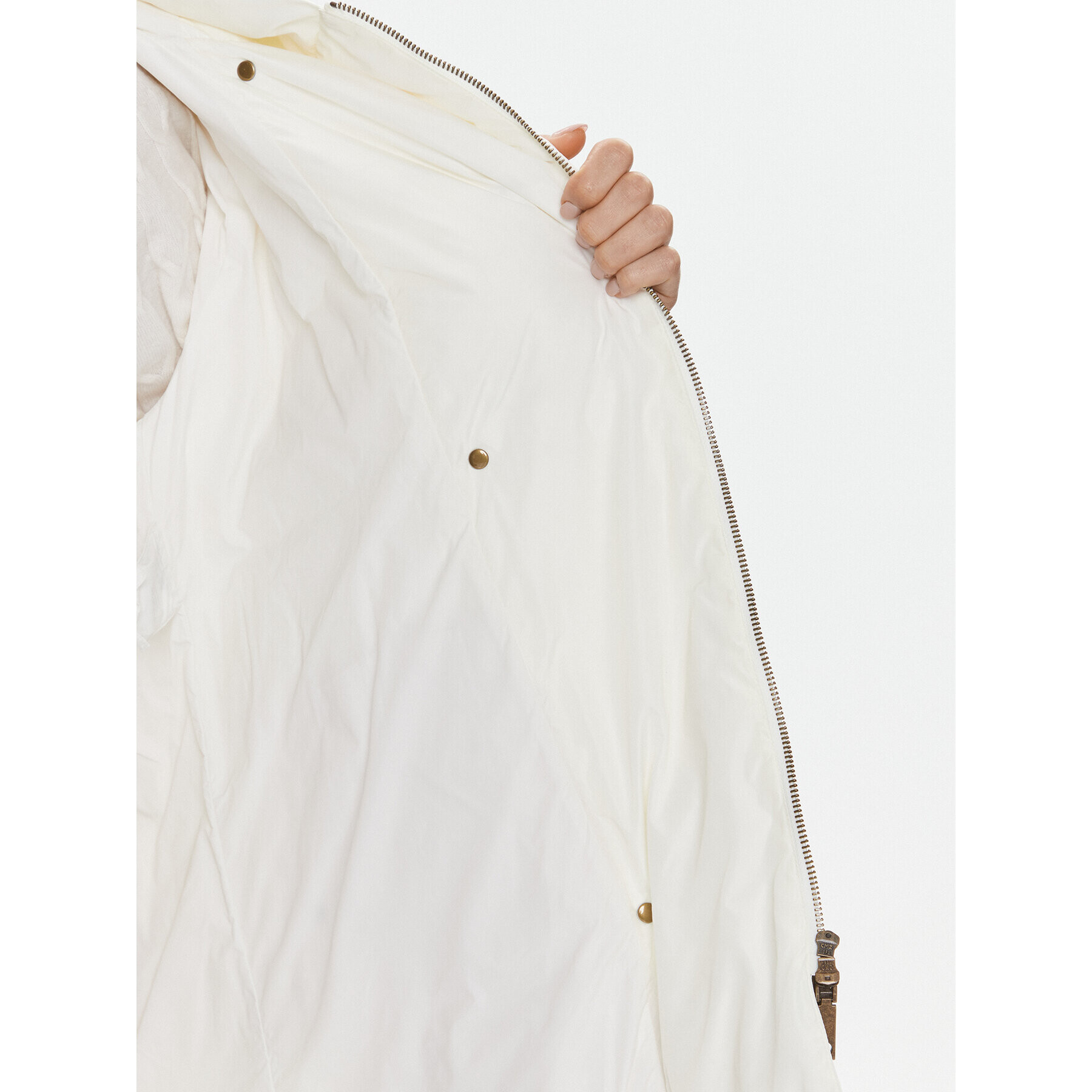 MAX&Co. Пухено яке Nibbio 74940323 Бял Regular Fit - Pepit.bg