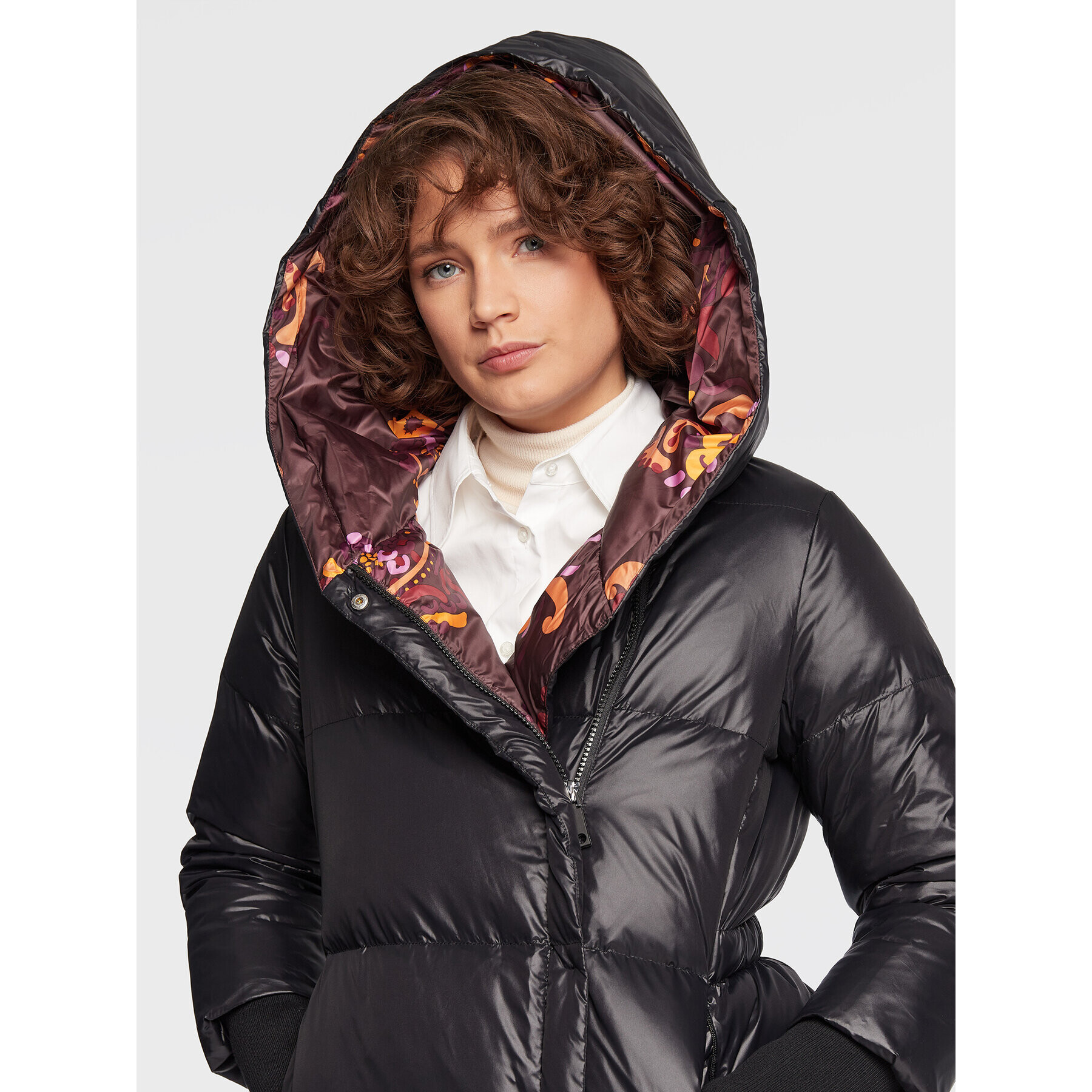 MAX&Co. Пухено яке Sconto 74940122 Черен Regular Fit - Pepit.bg