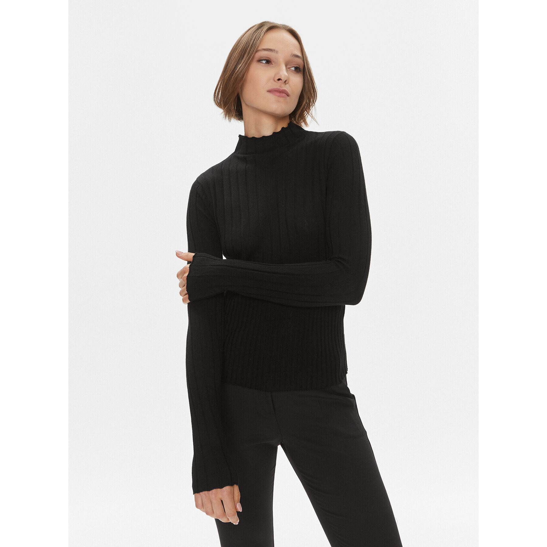 MAX&Co. Пуловер Baltico 73643023 Черен Slim Fit - Pepit.bg