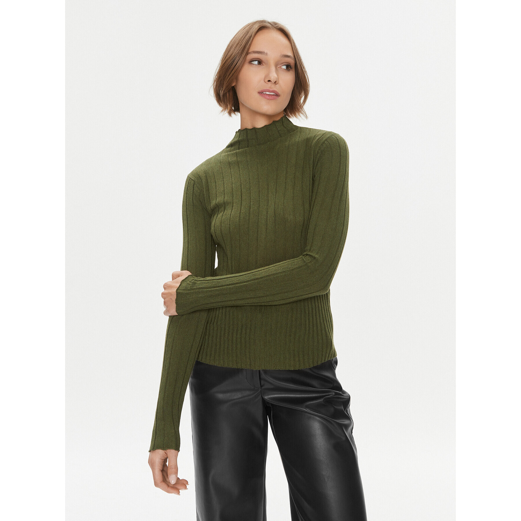 MAX&Co. Пуловер Bltico 73643023 Зелен Slim Fit - Pepit.bg
