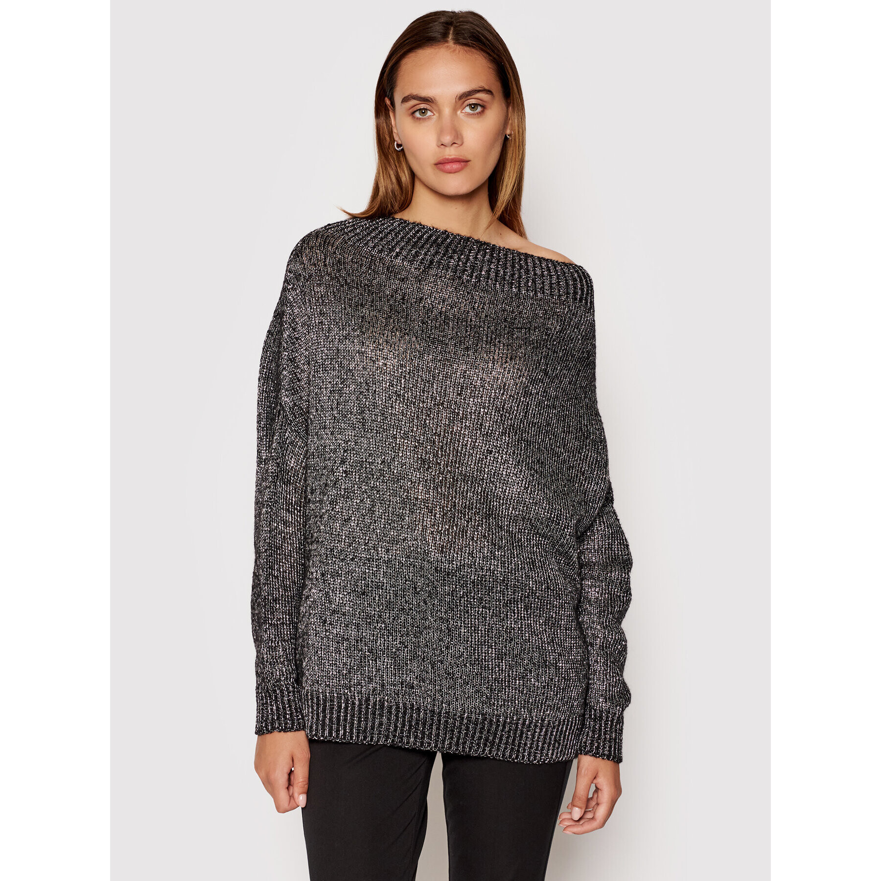 MAX&Co. Пуловер Prodigio 83619521 Черен Oversize - Pepit.bg