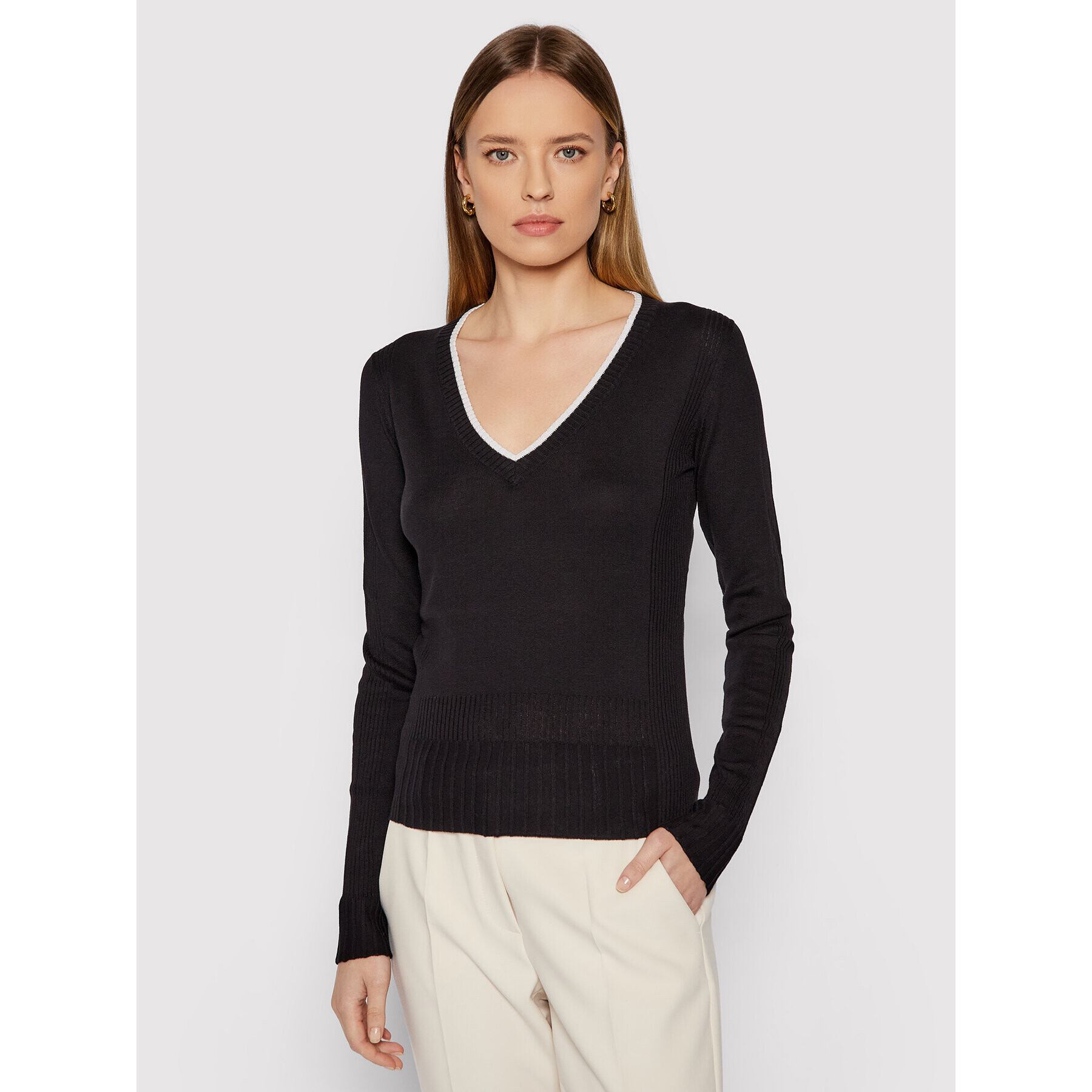 MAX&Co. Пуловер Saggista 73649021 Черен Regular Fit - Pepit.bg