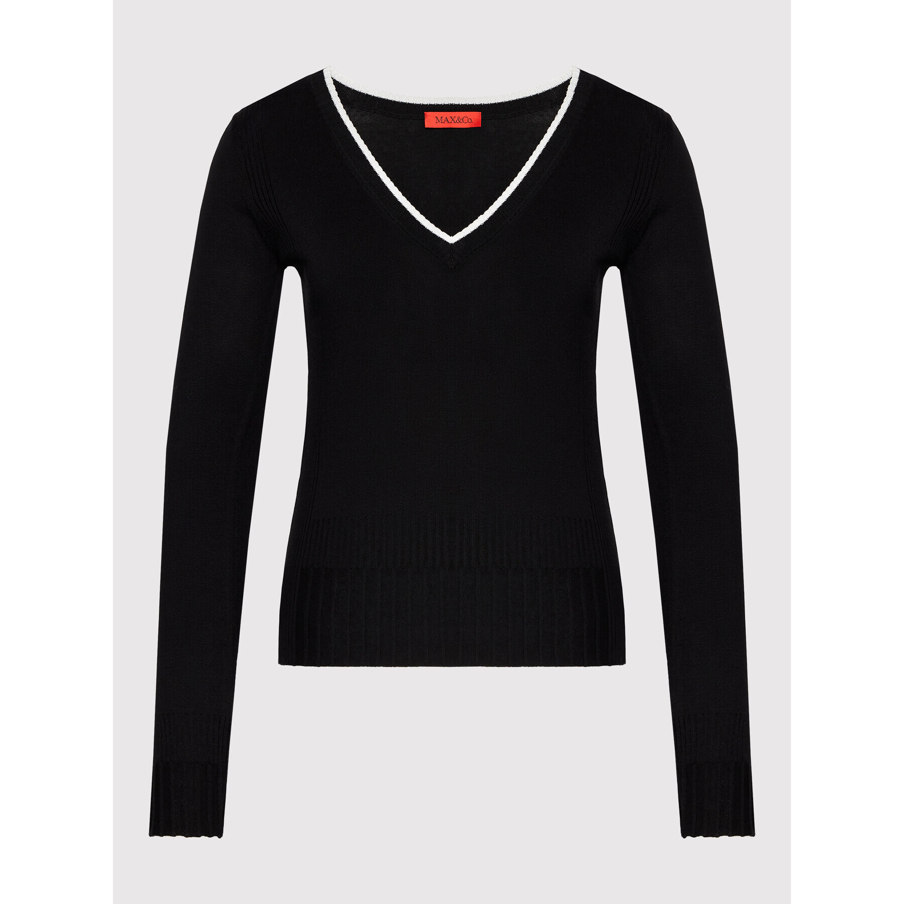 MAX&Co. Пуловер Saggista 73649021 Черен Regular Fit - Pepit.bg