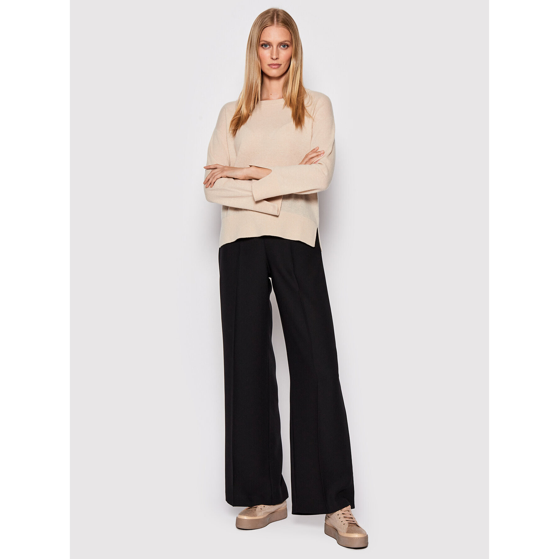 MAX&Co. Пуловер Sonia 73649722 Бежов Regular Fit - Pepit.bg