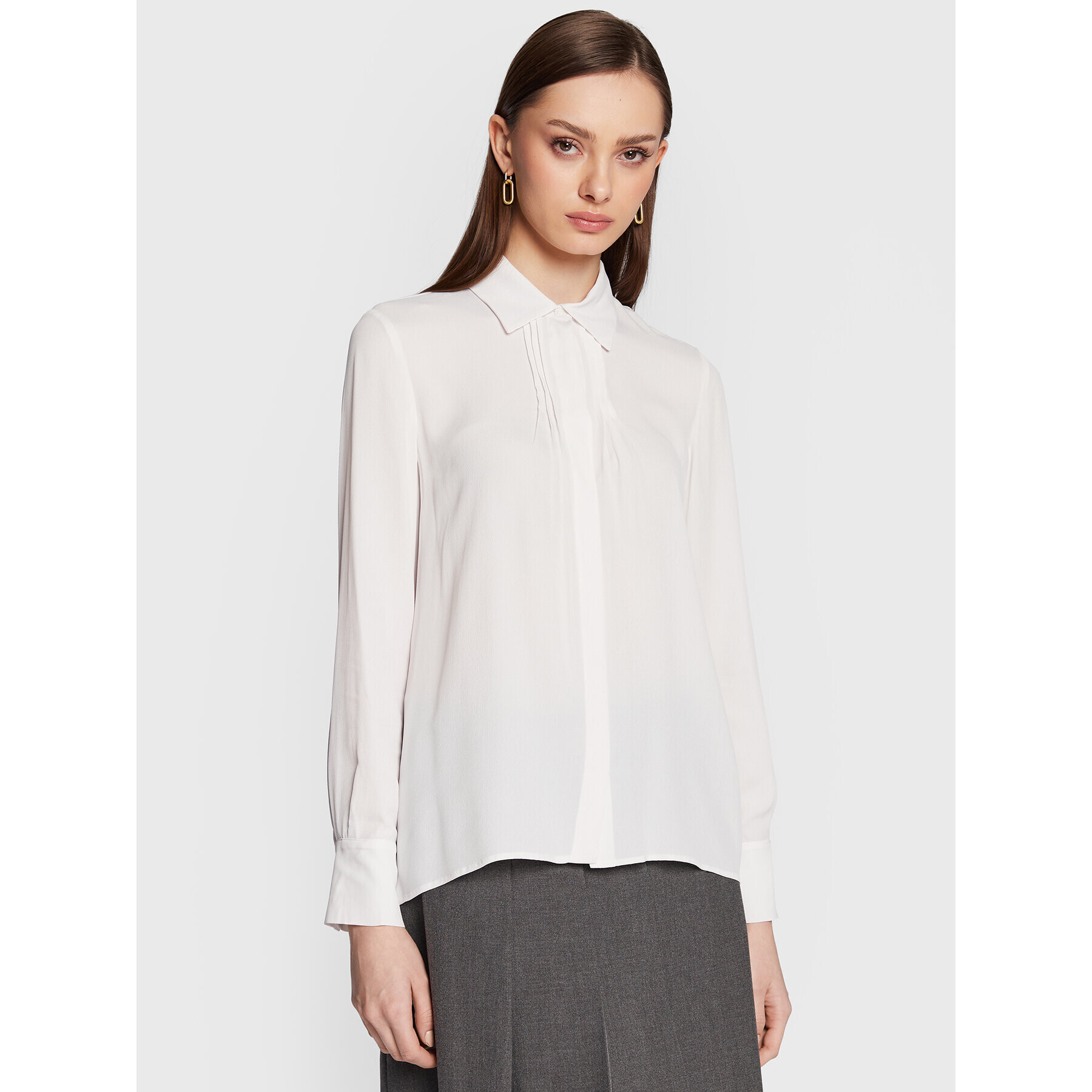 MAX&Co. Риза Ghette 71110223 Бял Regular Fit - Pepit.bg