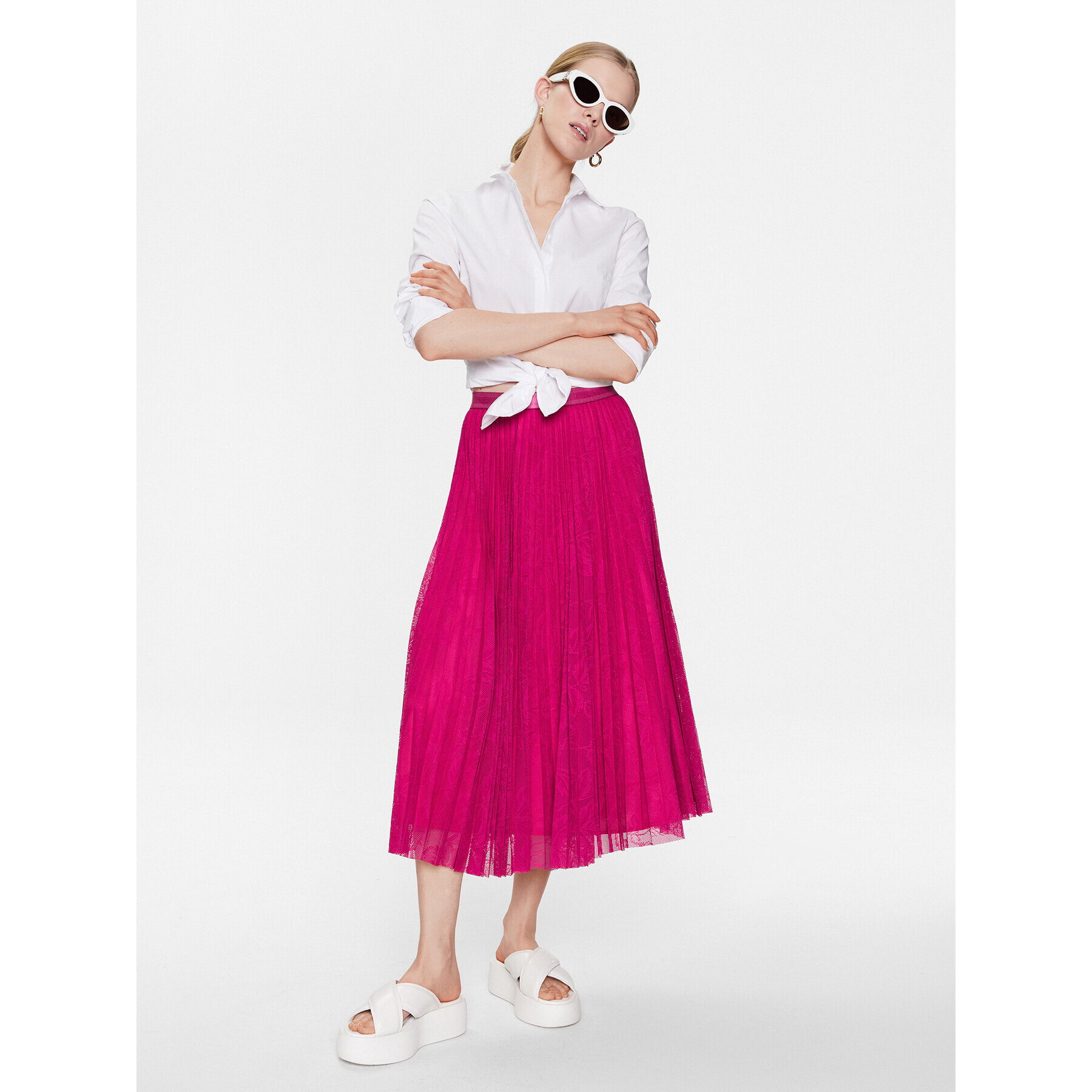 MAX&Co. Риза Mestre 41119923 Бял Regular Fit - Pepit.bg
