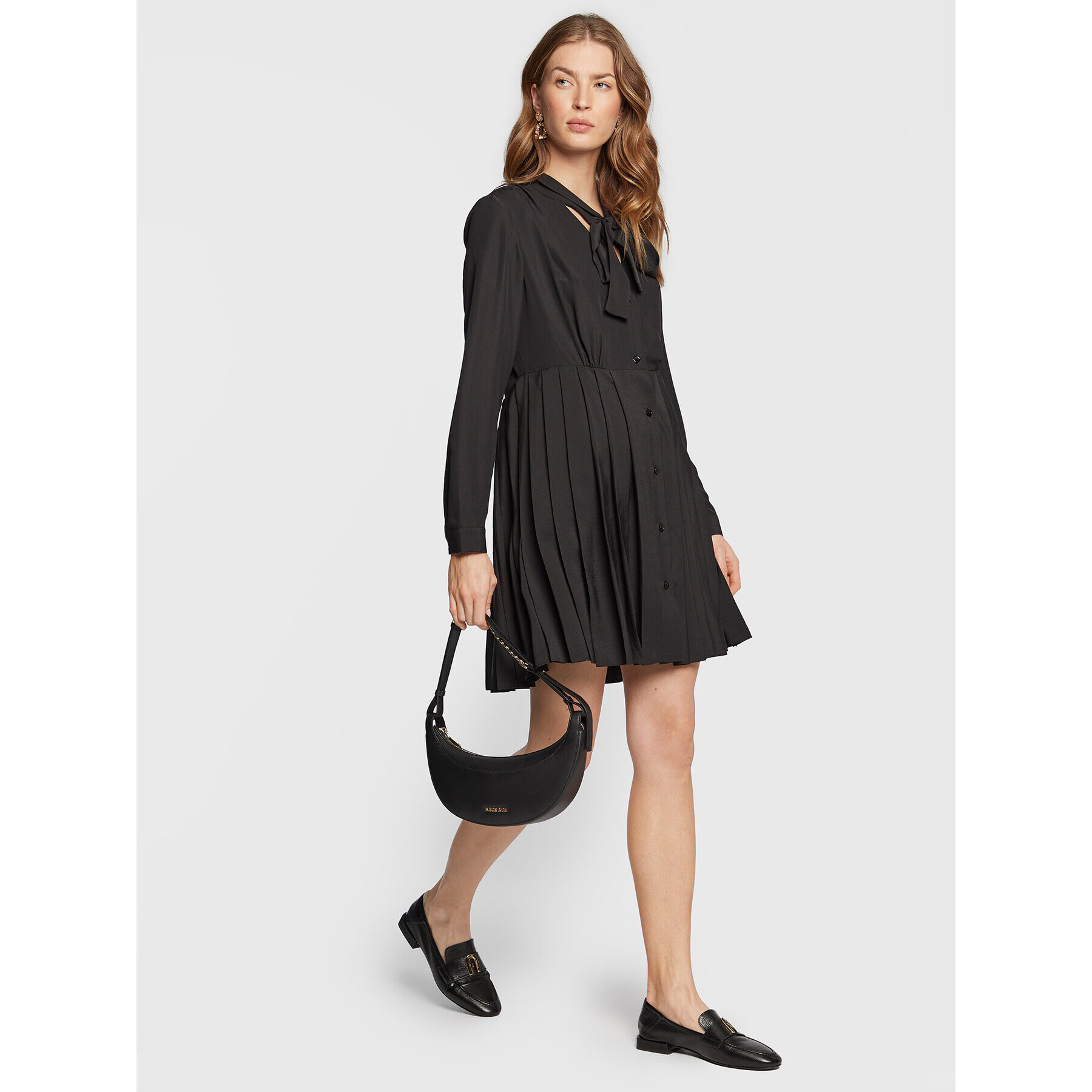 MAX&Co. Рокля тип риза Liana 72240122 Черен Regular Fit - Pepit.bg