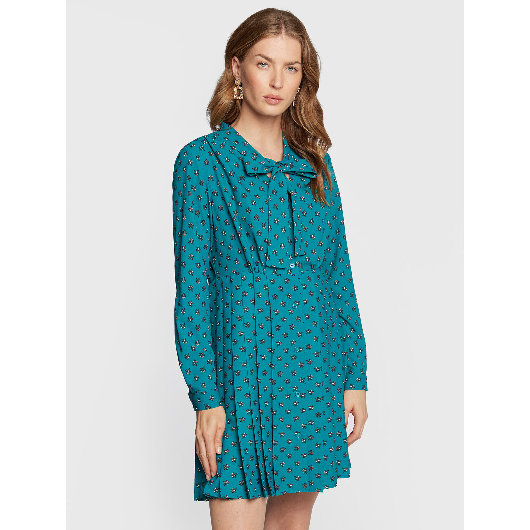 MAX&Co. Рокля тип риза Liana 72240122 Зелен Regular Fit - Pepit.bg