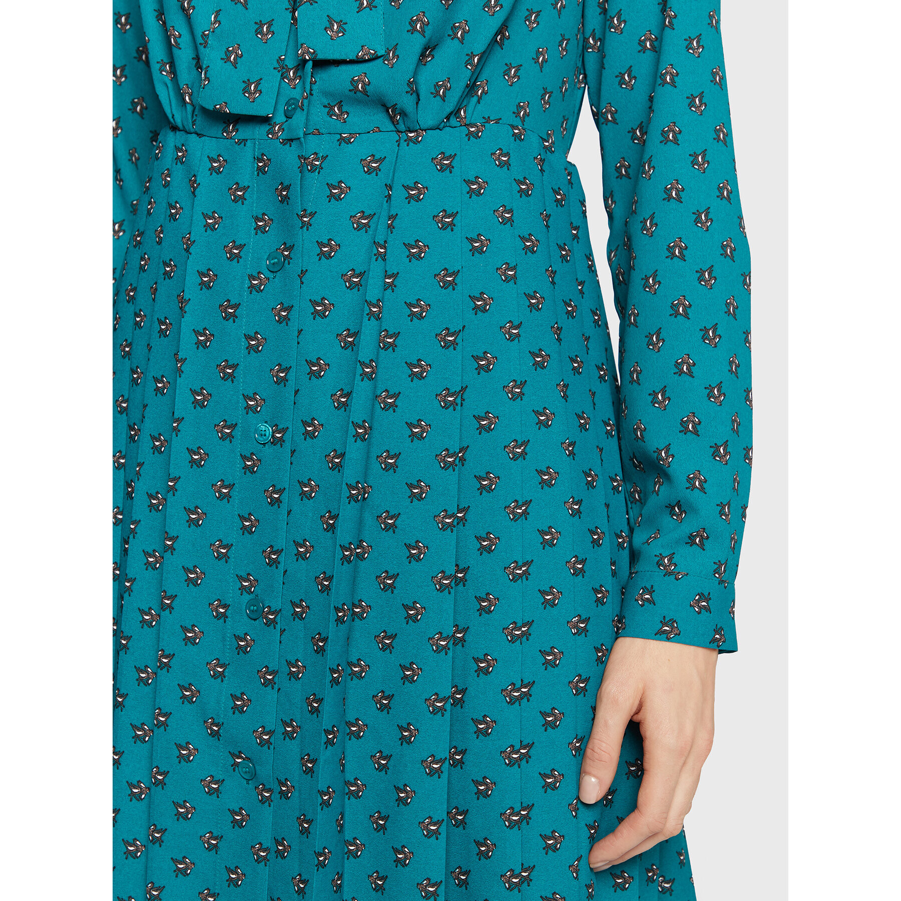 MAX&Co. Рокля тип риза Liana 72240122 Зелен Regular Fit - Pepit.bg