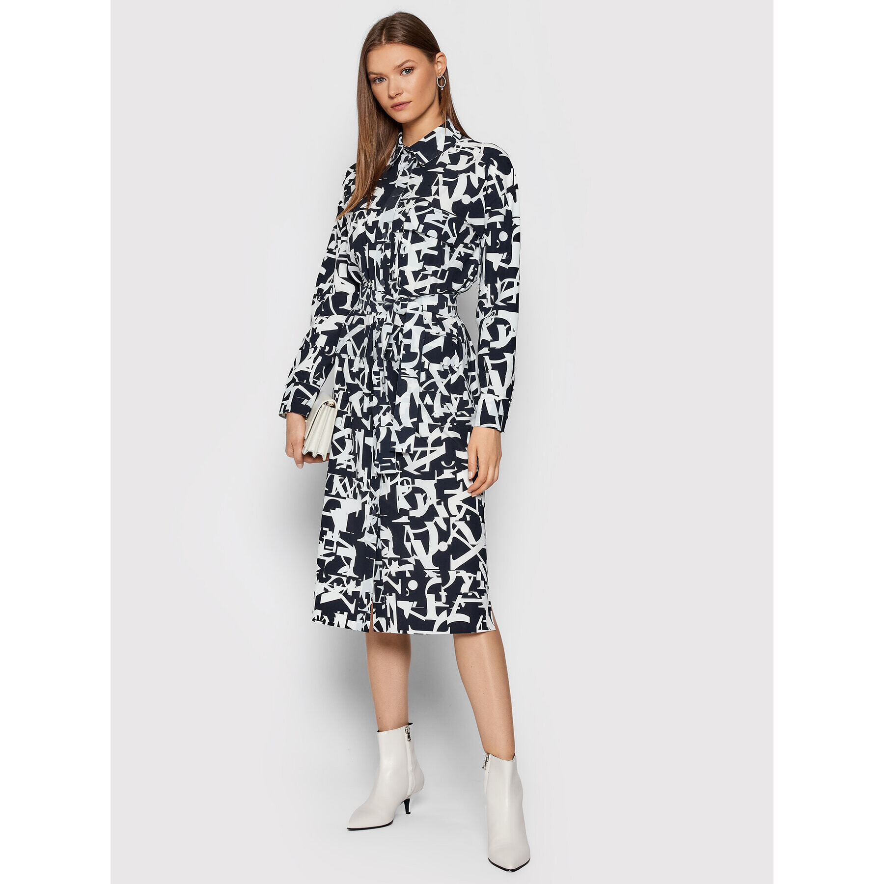 MAX&Co. Рокля тип риза Cronista 76219221 Тъмносин Regular Fit - Pepit.bg