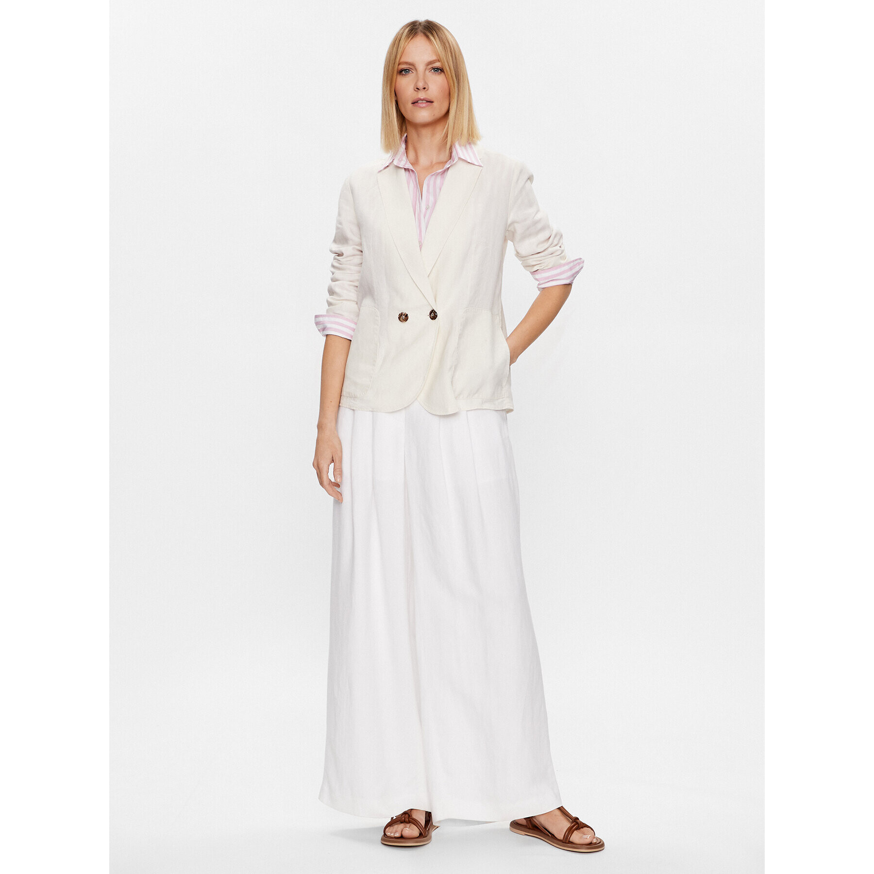 MAX&Co. Сако Disporre 70411323 Екрю Regular Fit - Pepit.bg