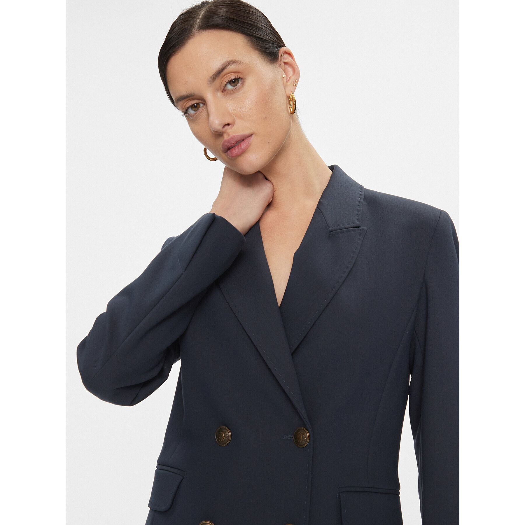 MAX&Co. Сако Notevole 70441323 Тъмносин Regular Fit - Pepit.bg