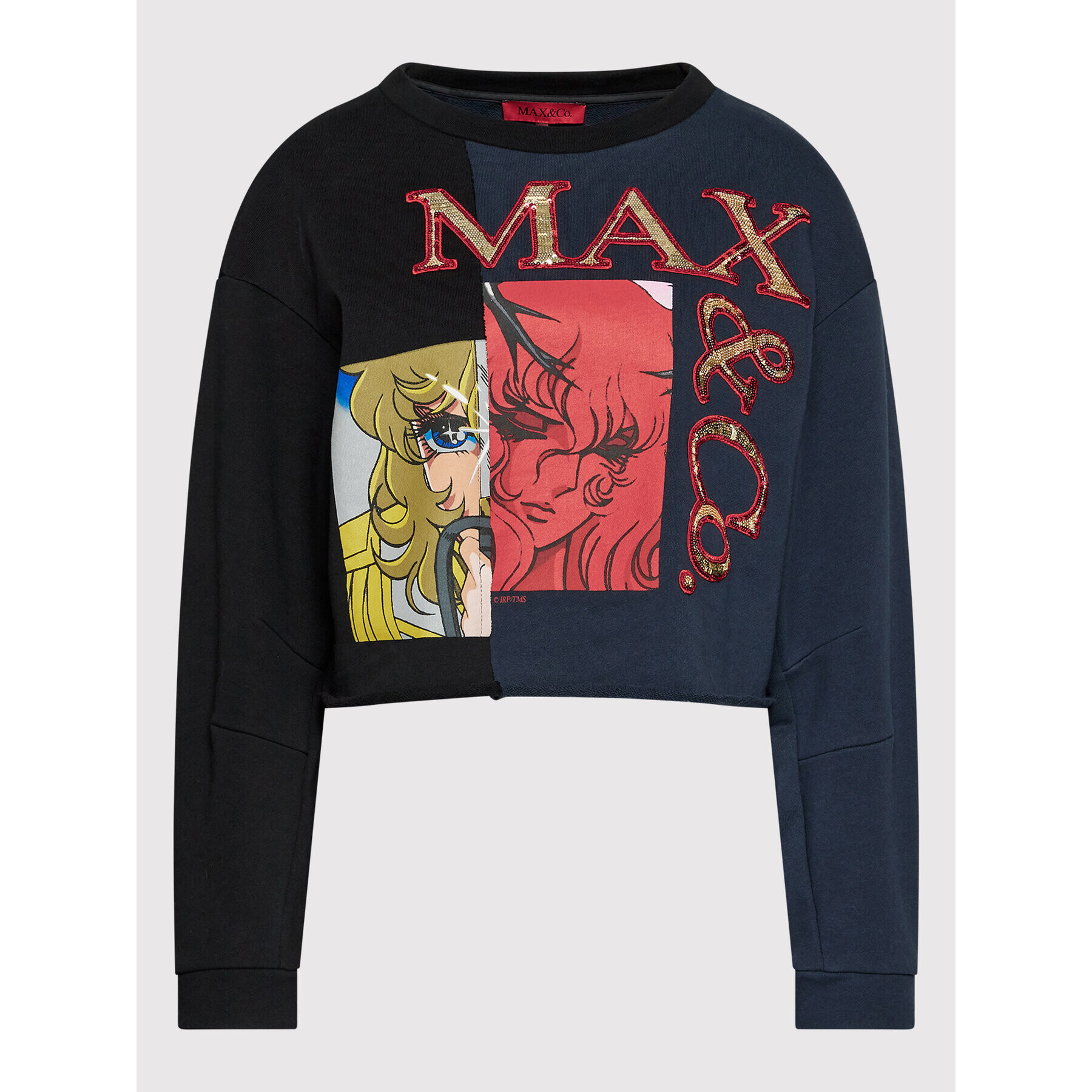 MAX&Co. Суитшърт Valois C9245022 Черен Relaxed Fit - Pepit.bg