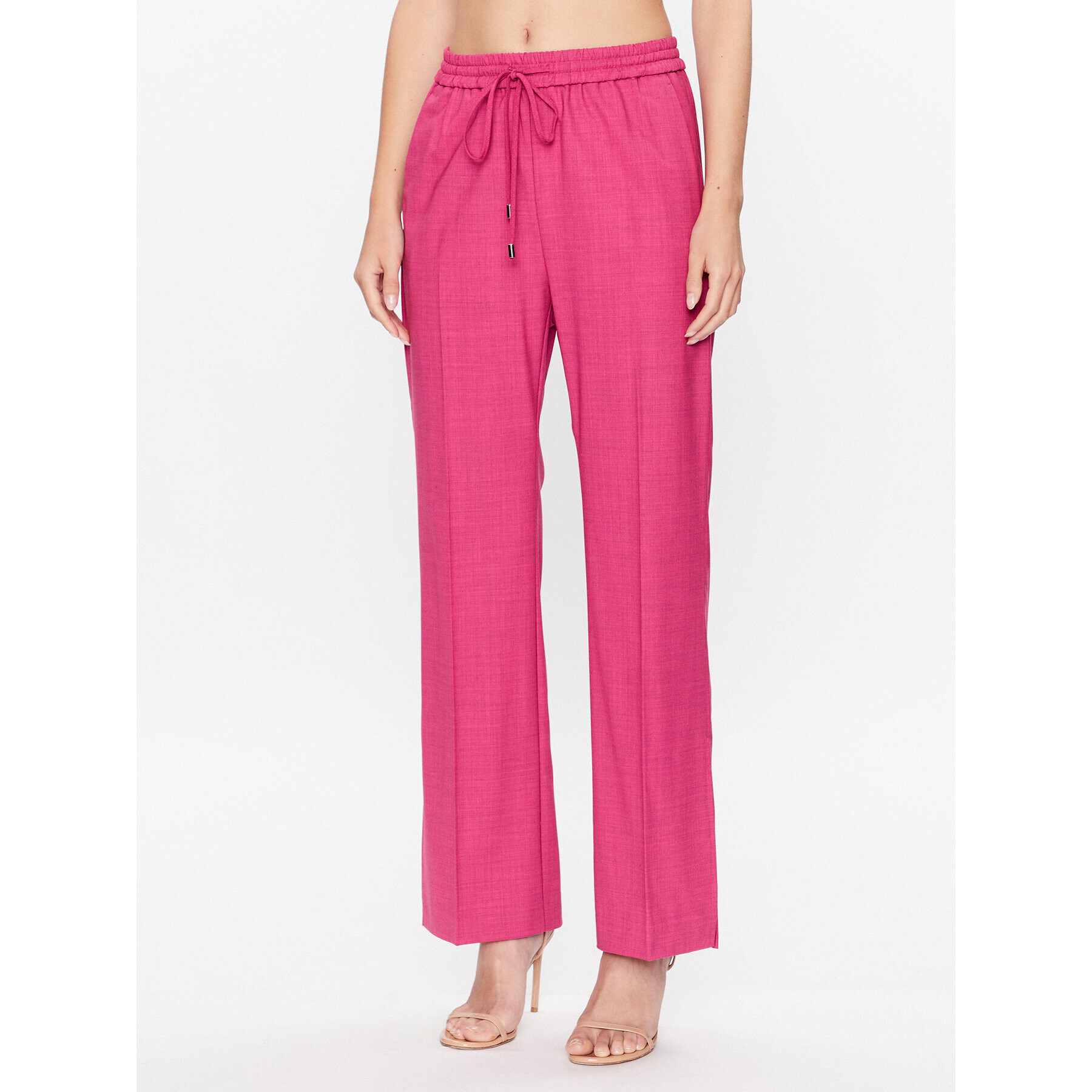 MAX&Co. Текстилни панталони Grissino 71340123 Розов Regular Fit - Pepit.bg