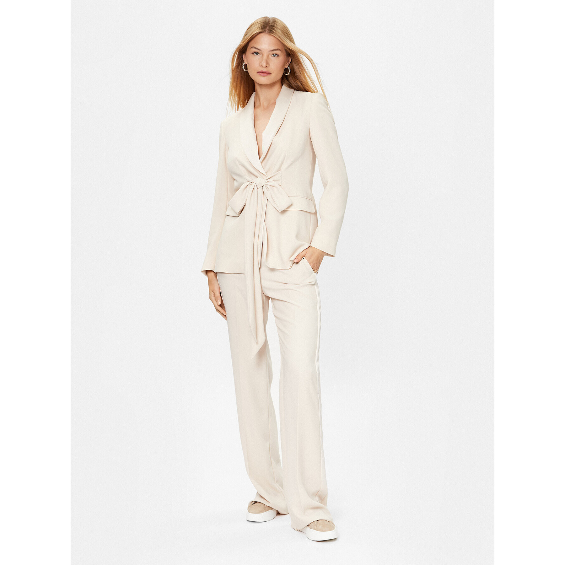 MAX&Co. Текстилни панталони Micene 71311423 Бежов Regular Fit - Pepit.bg