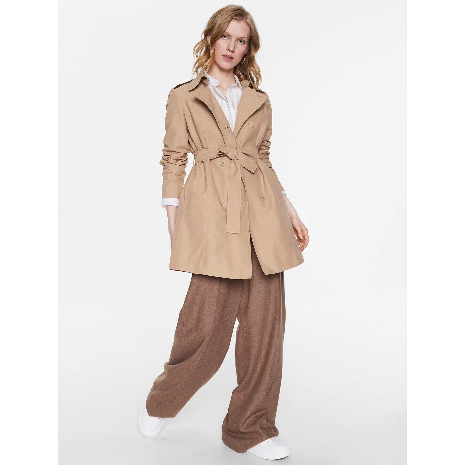 MAX&Co. Тренч Milo 40215023 Бежов Regular Fit - Pepit.bg