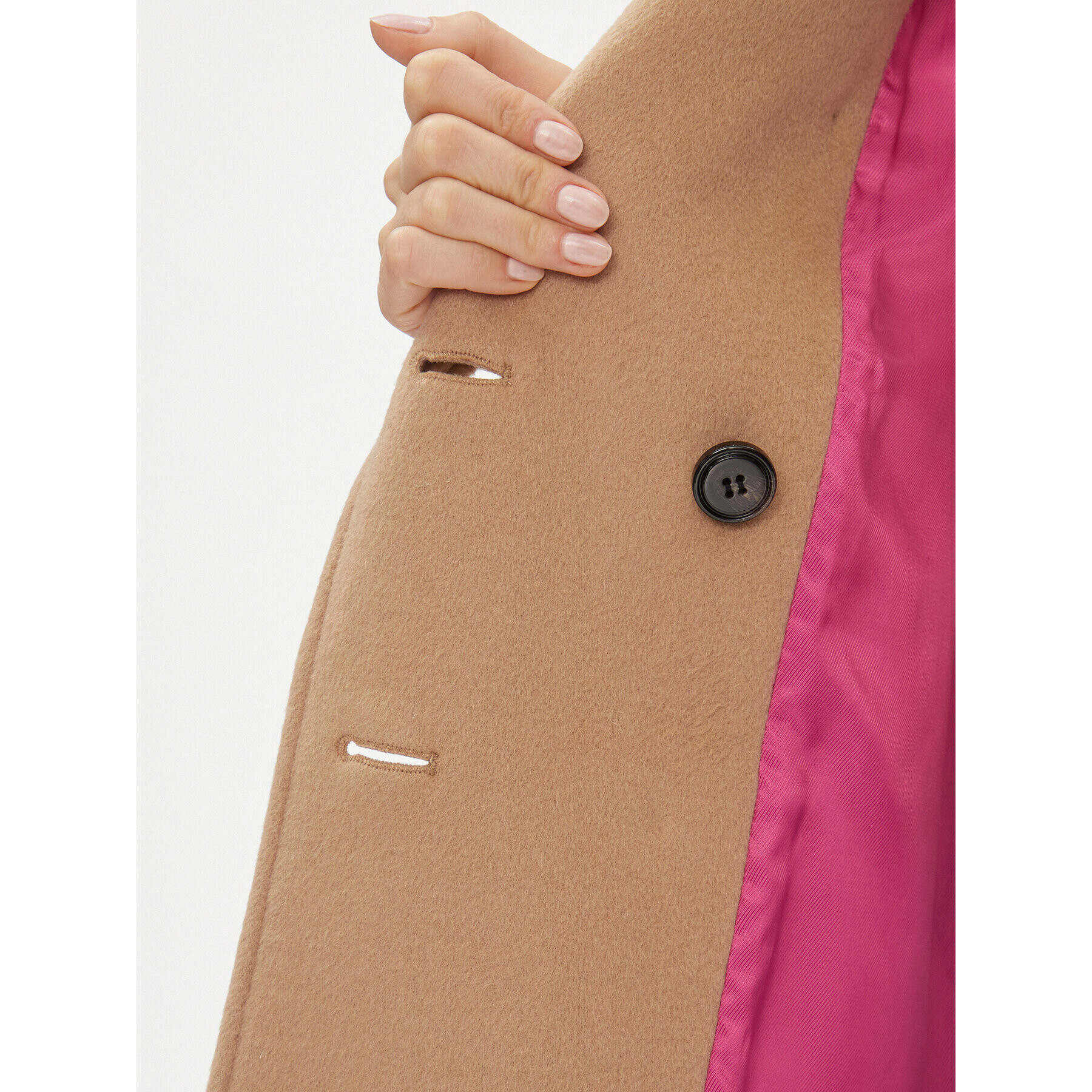 MAX&Co. Вълнено палто Elemento 70140523 Бежов Relaxed Fit - Pepit.bg