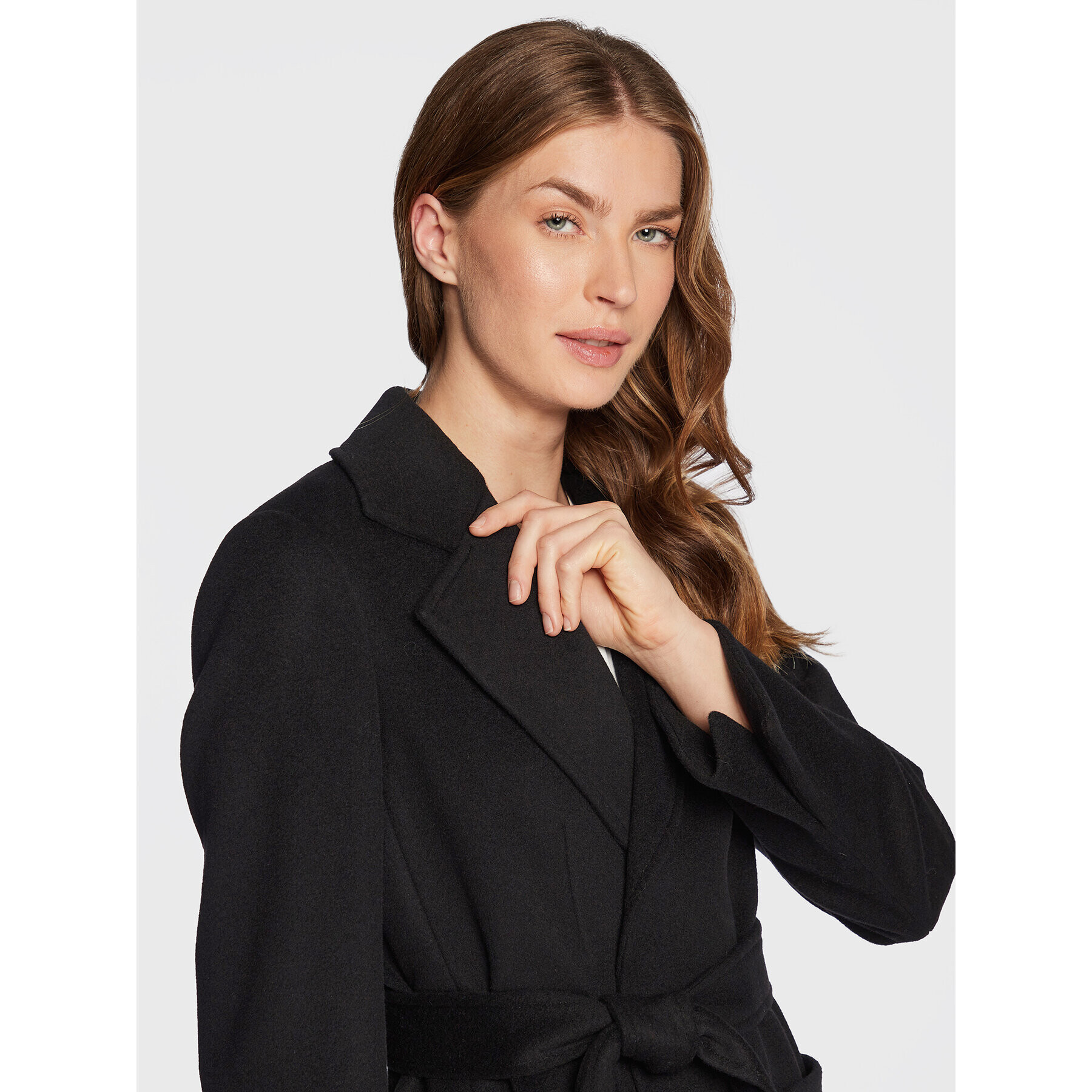 MAX&Co. Вълнено палто Runaway 40149722 Черен Regular Fit - Pepit.bg