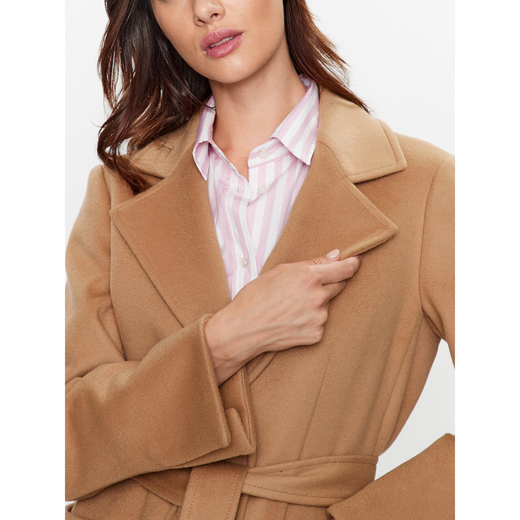 MAX&Co. Вълнено палто Runaway 40149723 Бежов Regular Fit - Pepit.bg